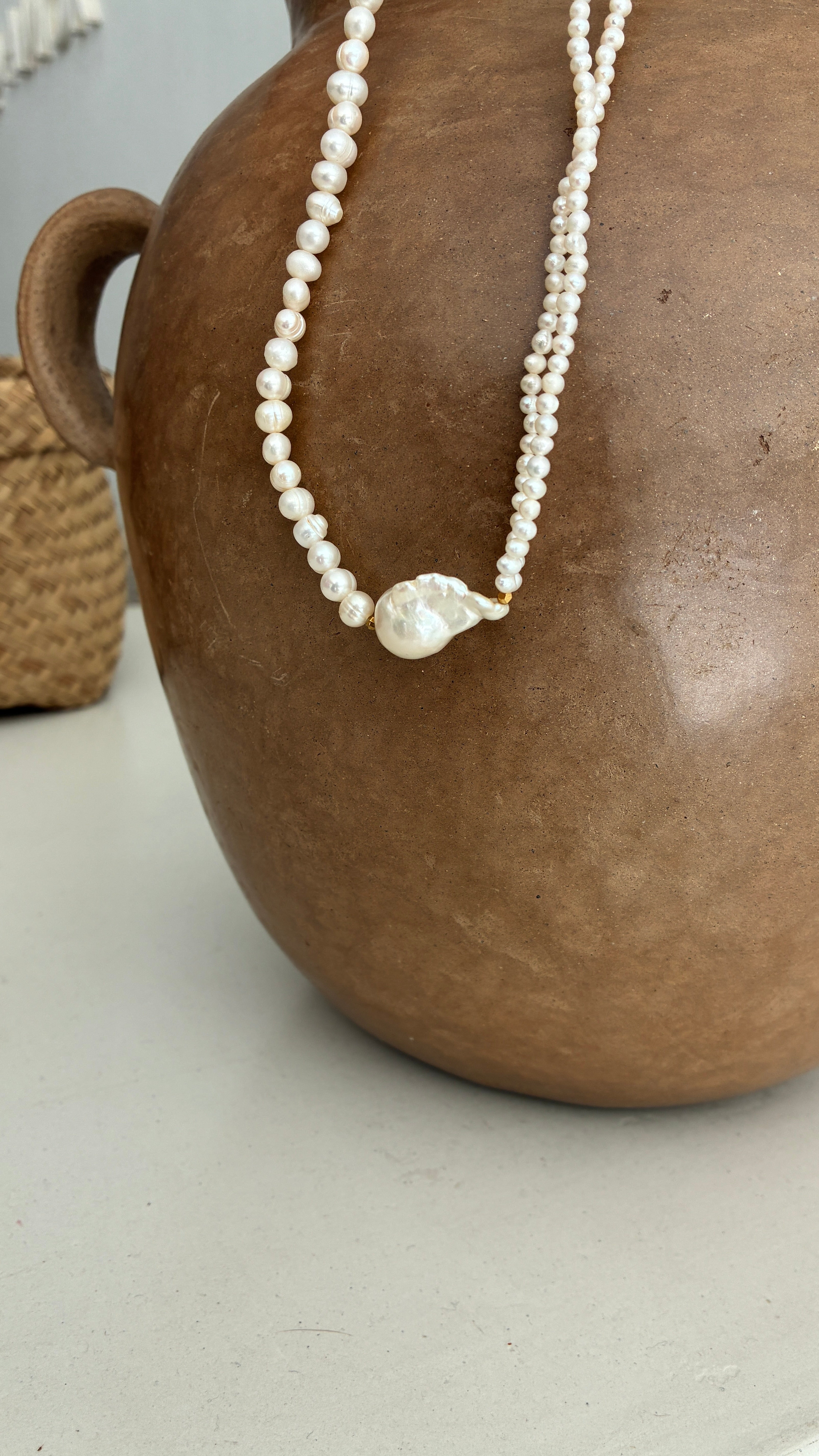 Collar perlas Empty