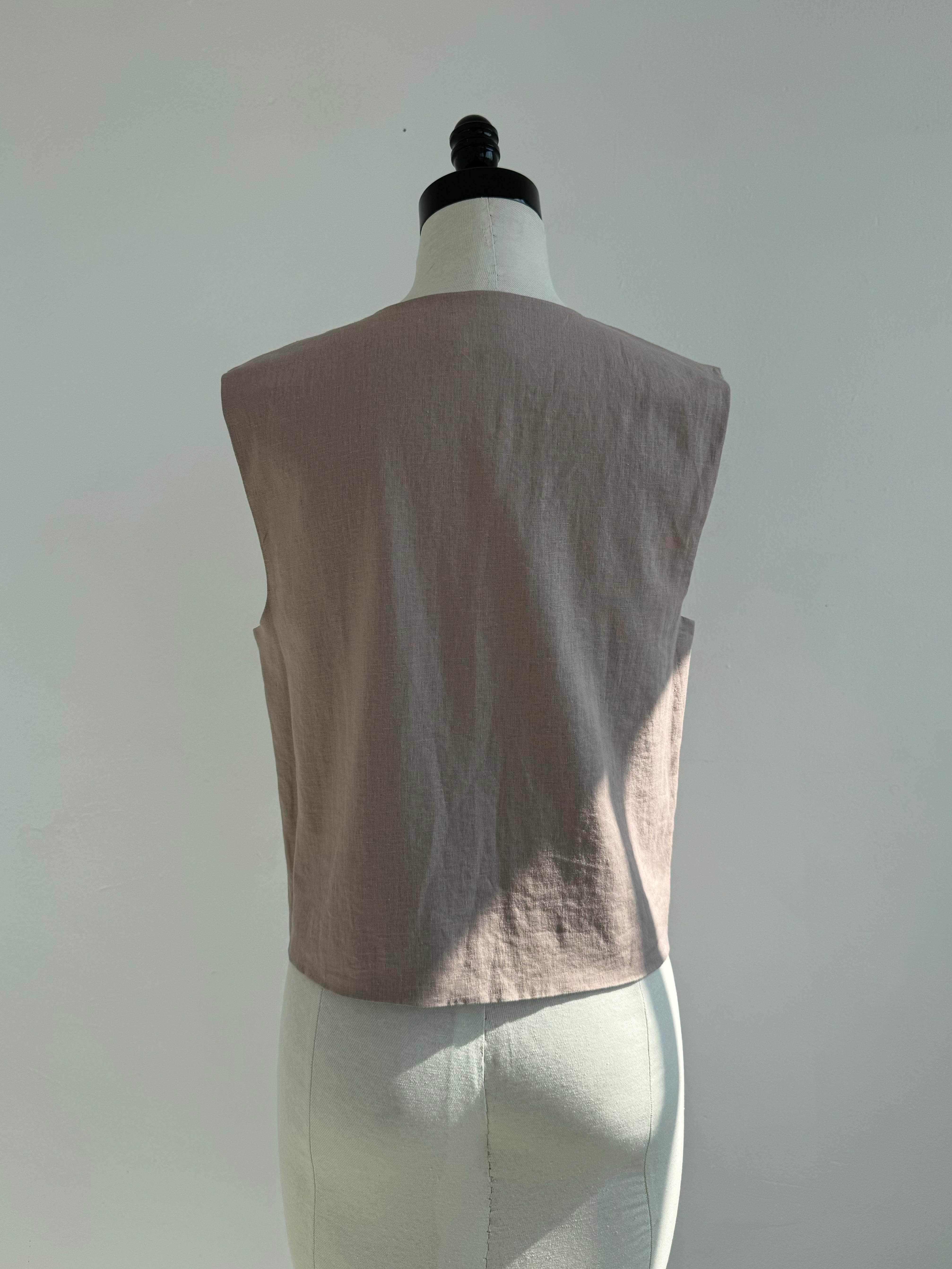 Chaleco Chiara Mauve Playa