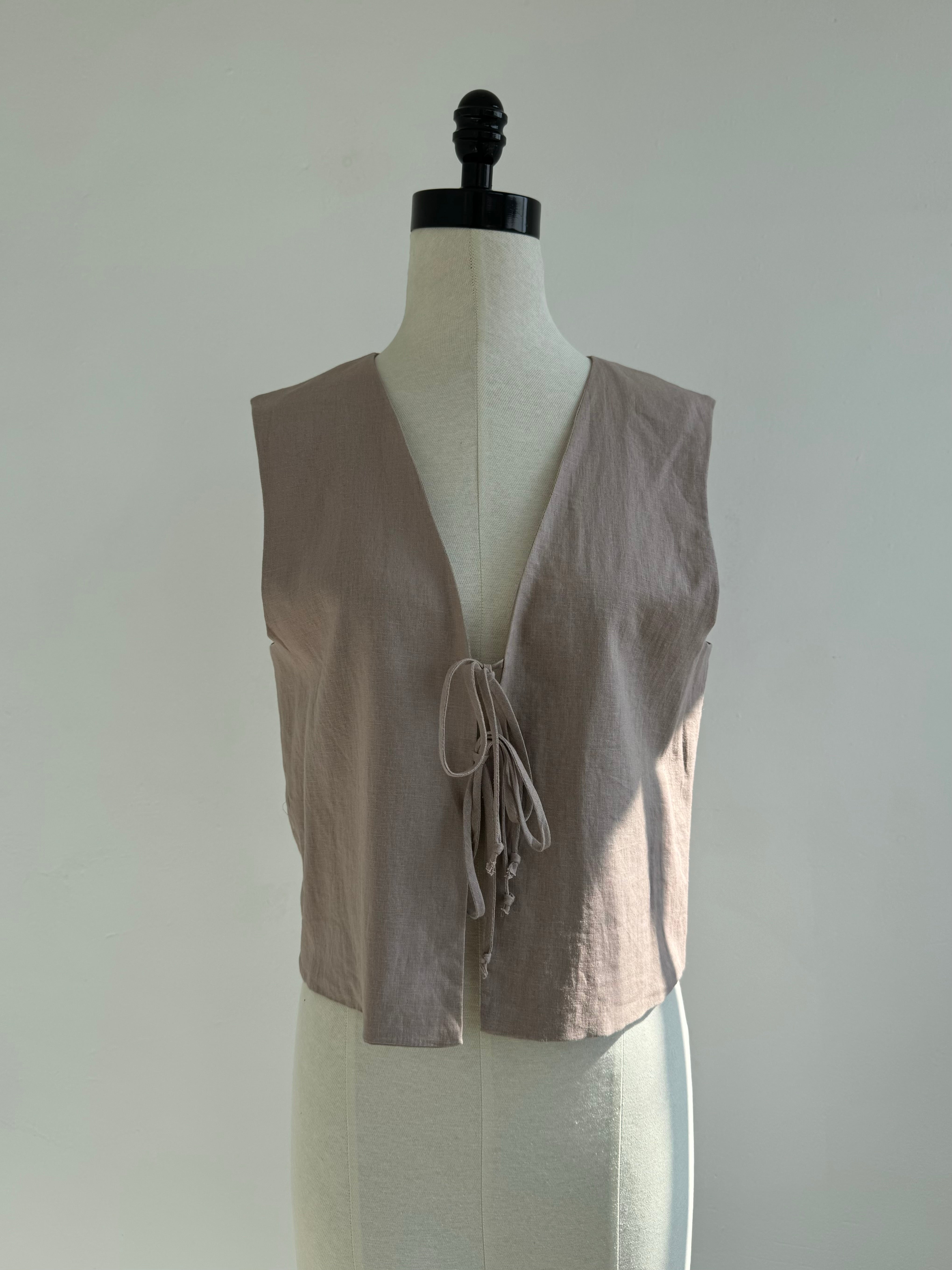 Chaleco Chiara Mauve Playa