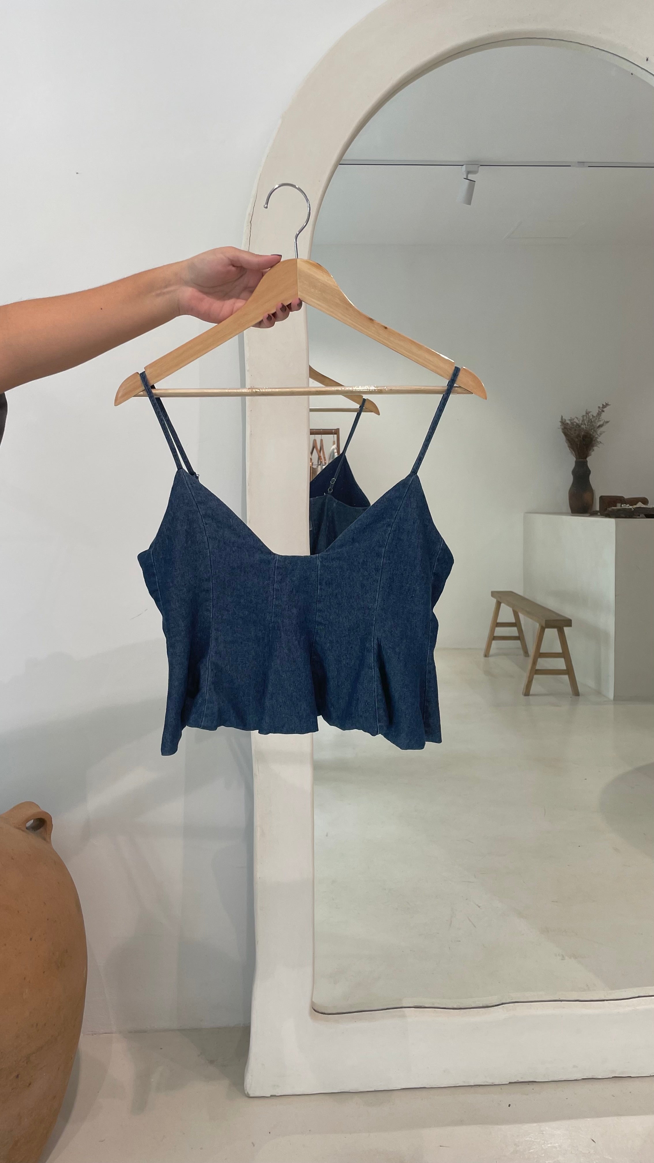 Top Martina Denim playa