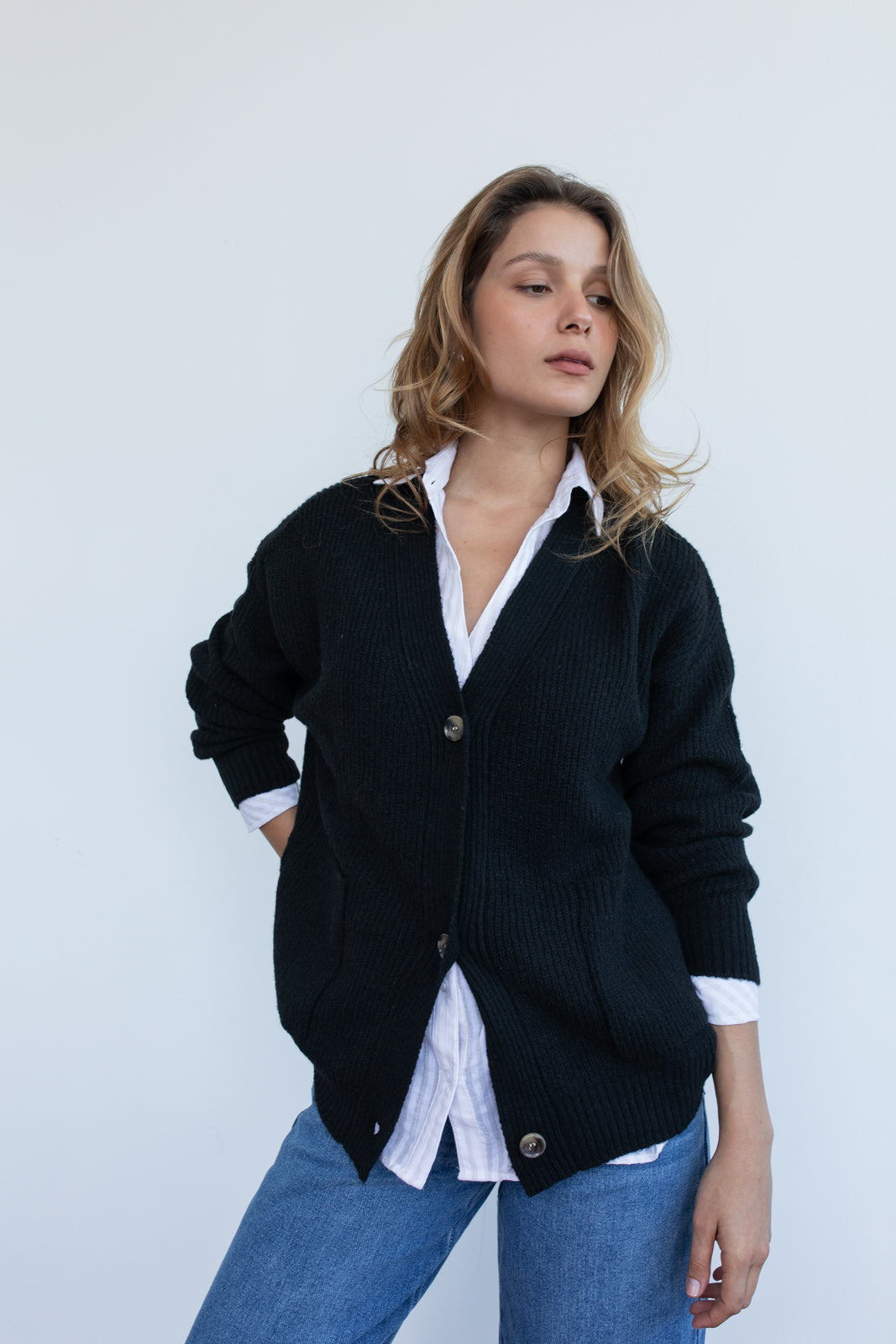 Cardigan Erendira black