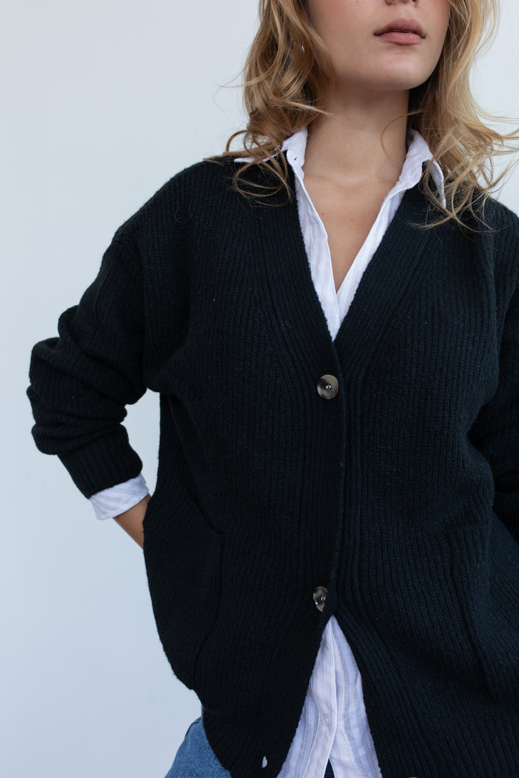 Cardigan Erendira black