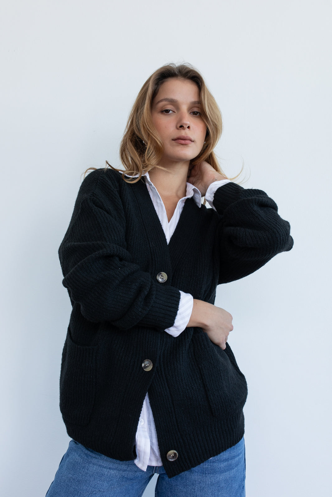 Cardigan Erendira black