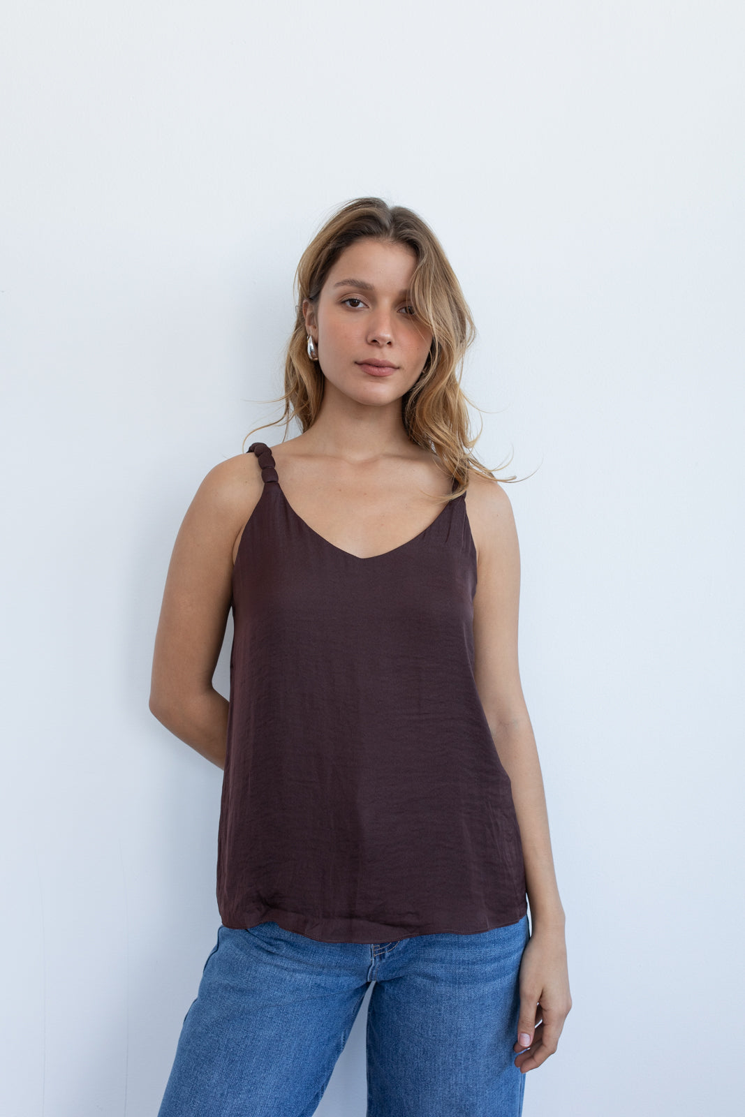 Camiseta Elain chocolate