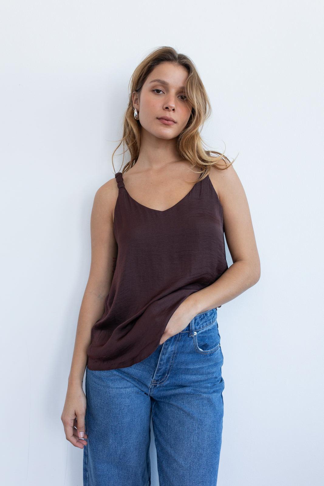 Camiseta Elain chocolate