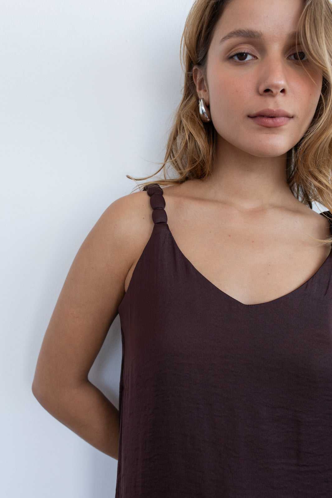 Camiseta Elain chocolate