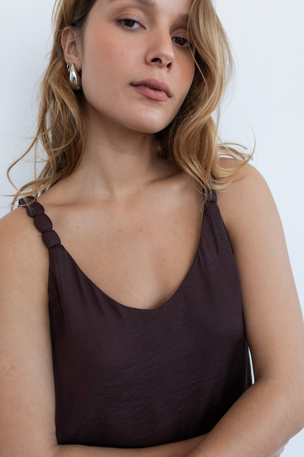 Camiseta Elain chocolate