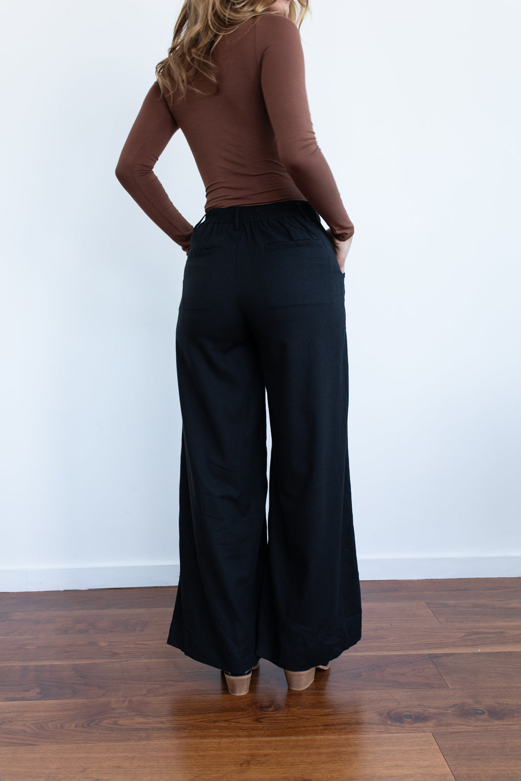 Pantalón pliegue black