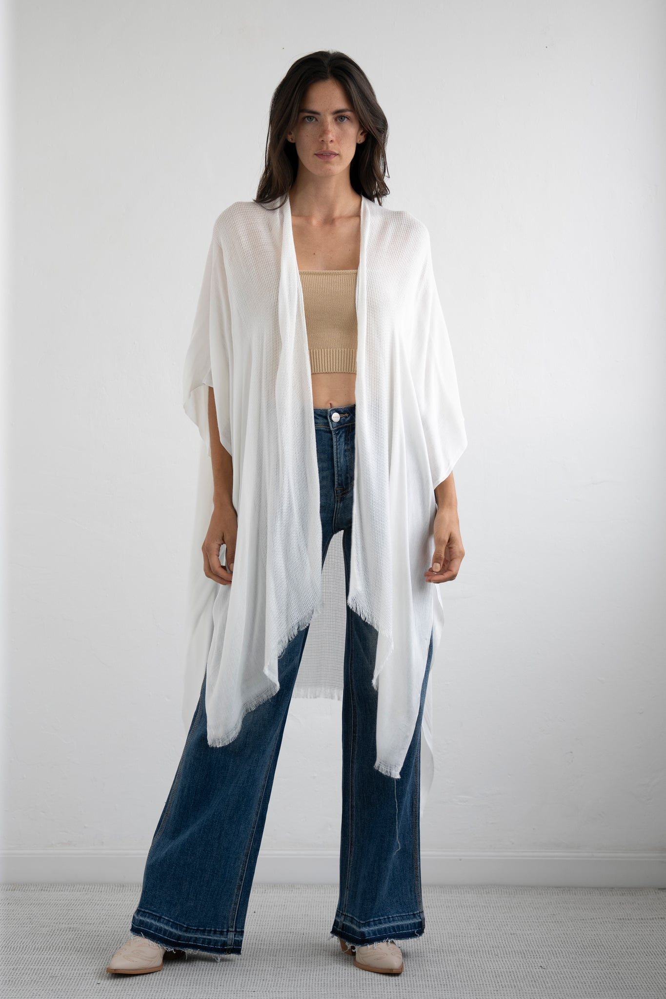 Kimono Blanco Trim