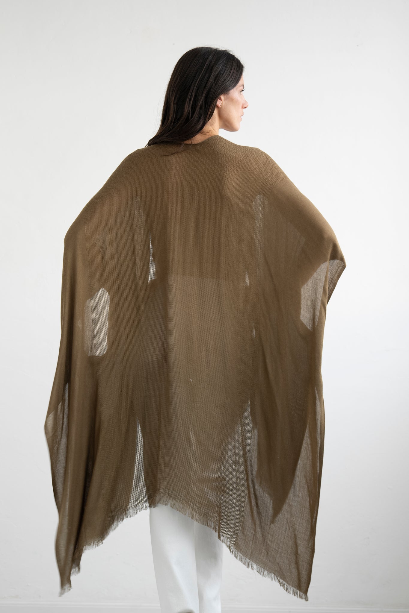 Kimono Olivo Trim