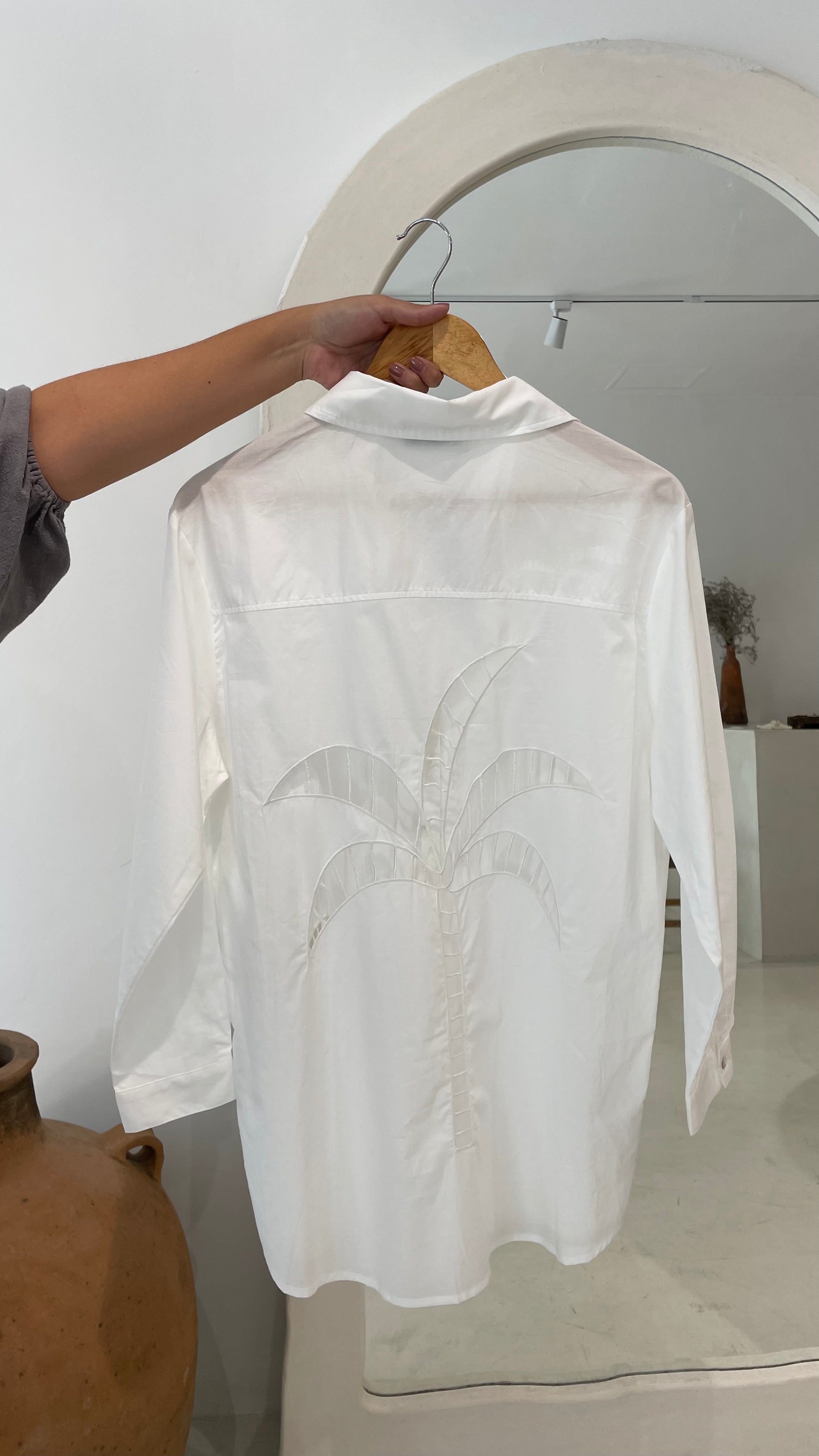 Camisa Clara White playa