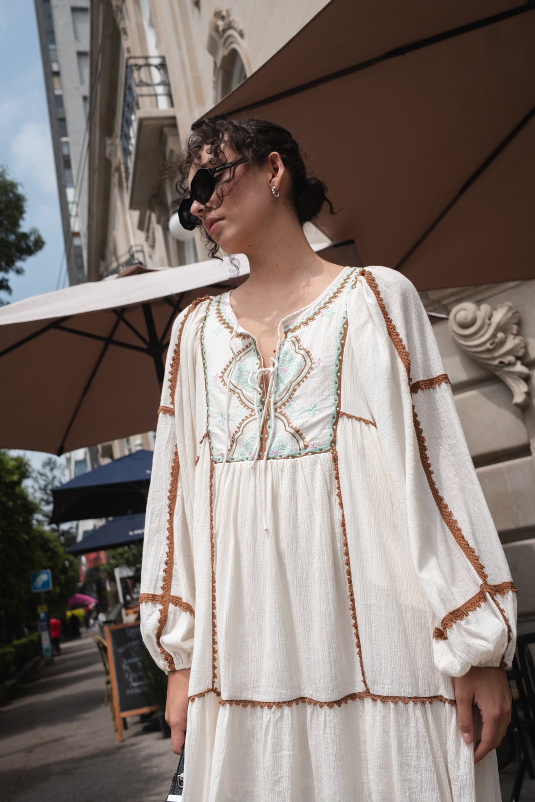 Vestido Vilma Ivory