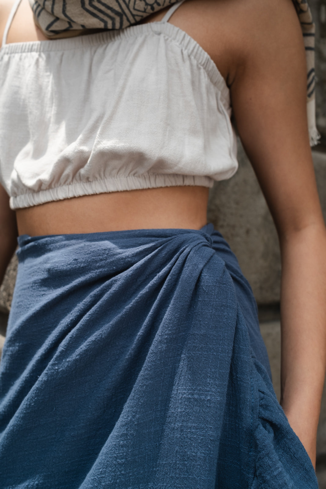 Falda Pareo Navy