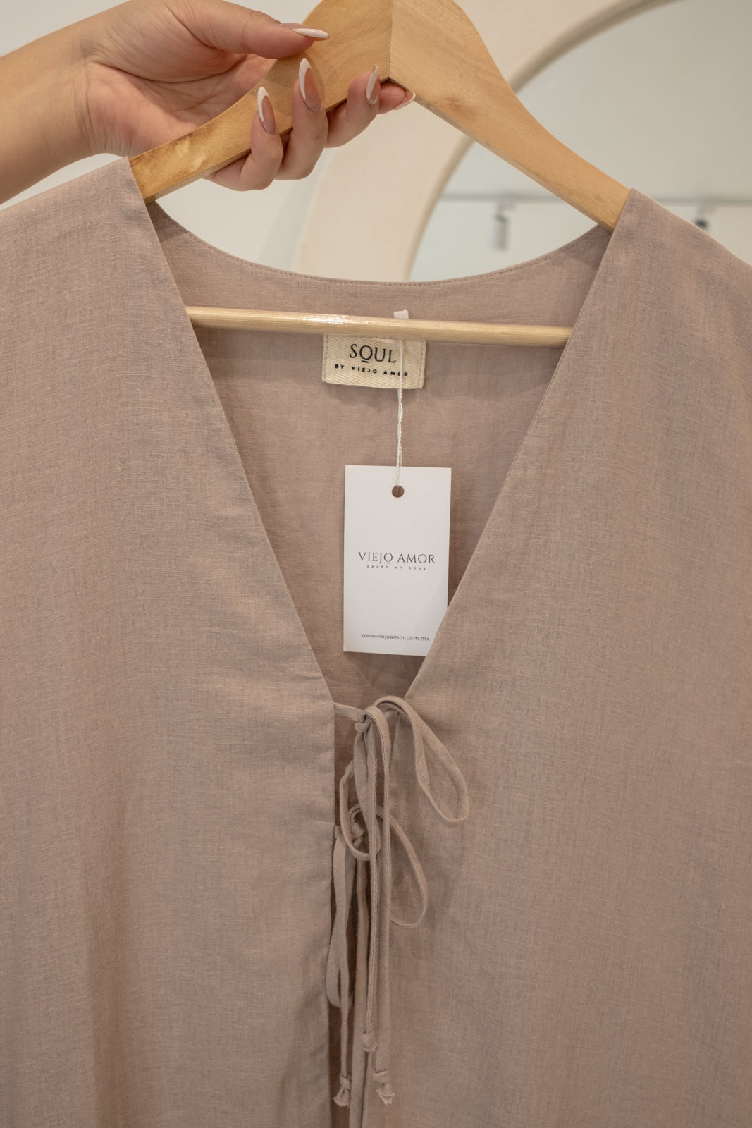 Chaleco Chiara Mauve Playa