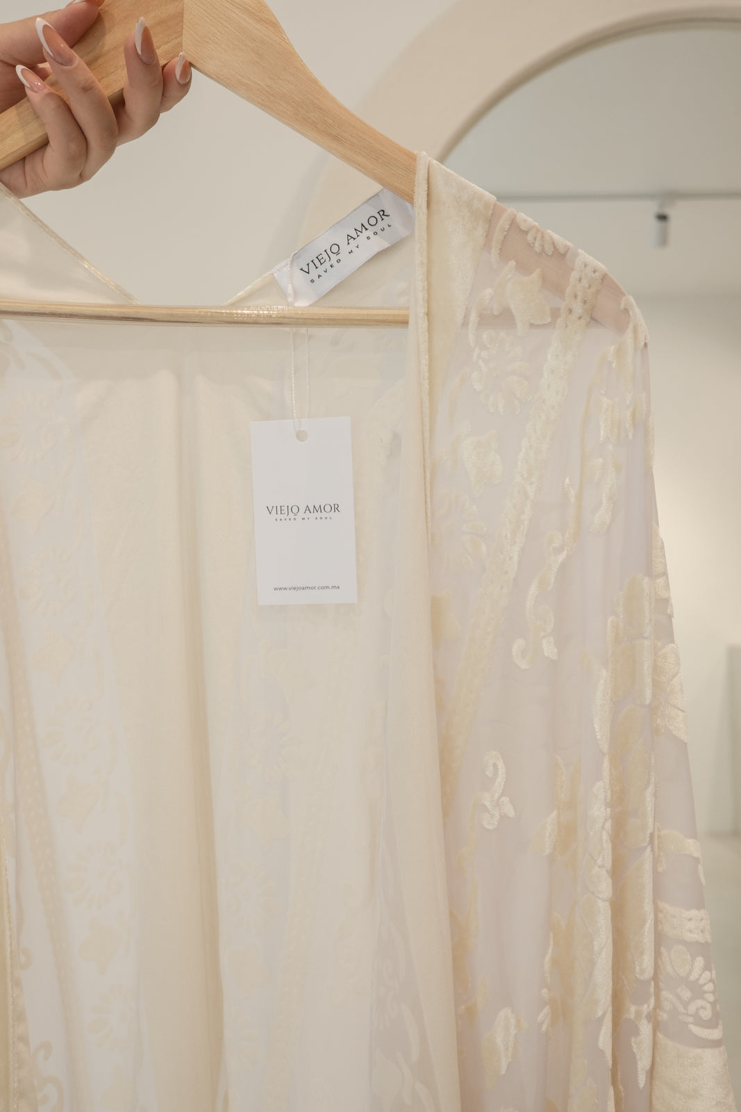 Kimono Velvet Nude Playa