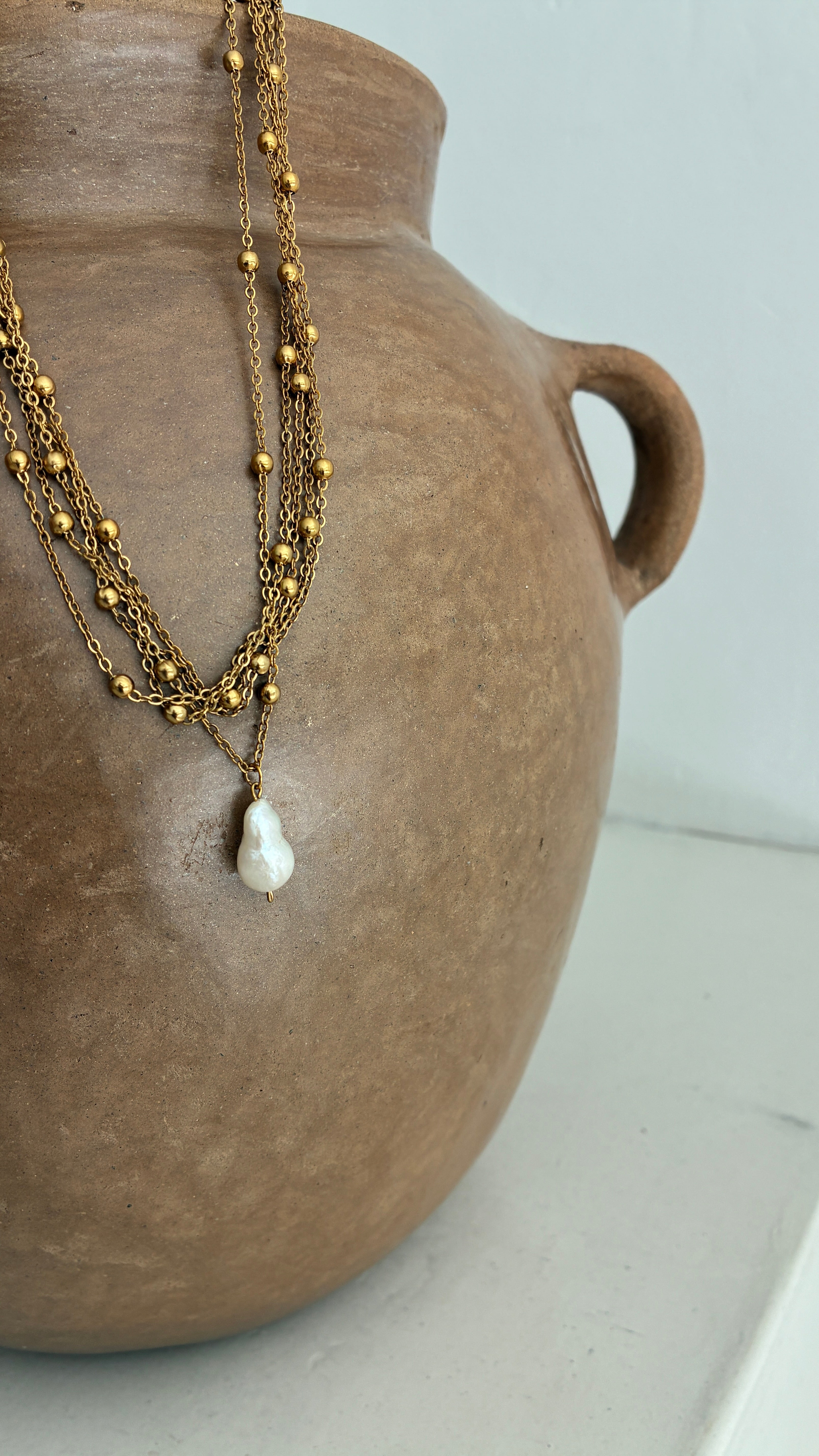 Collar perlas Empty