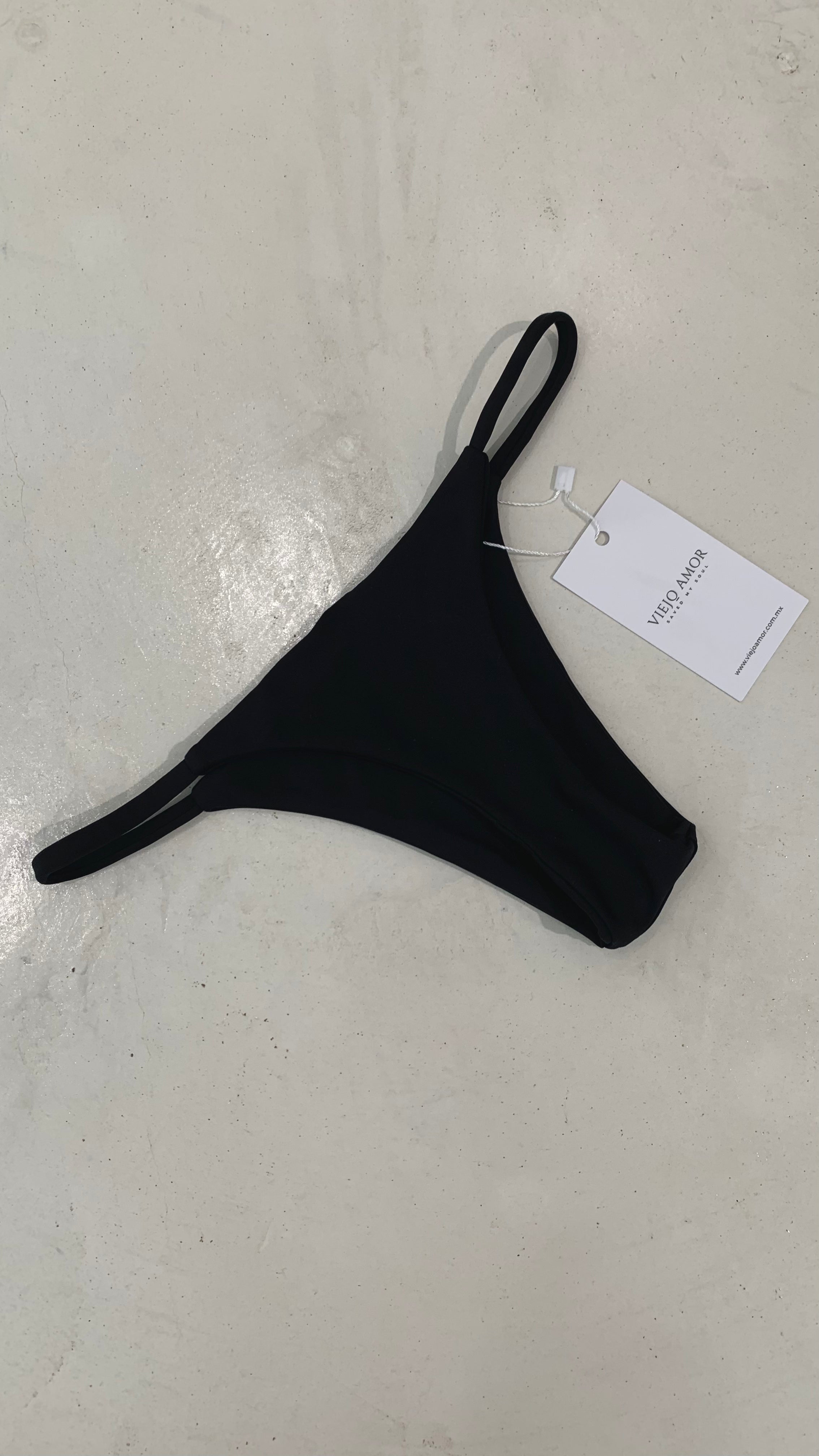 Tanga Bikini Inka Black Playa