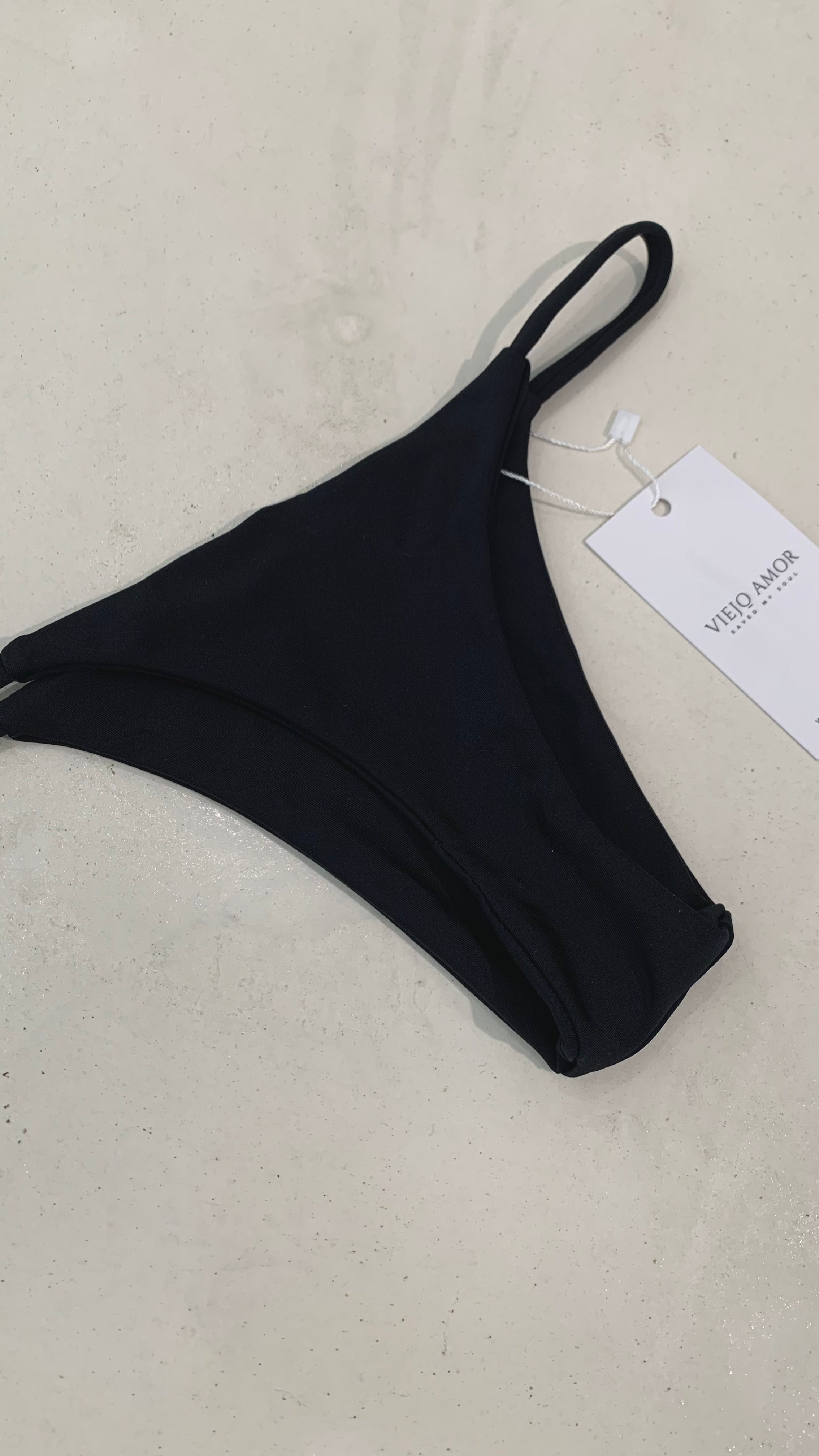 Tanga Bikini Inka Black Playa