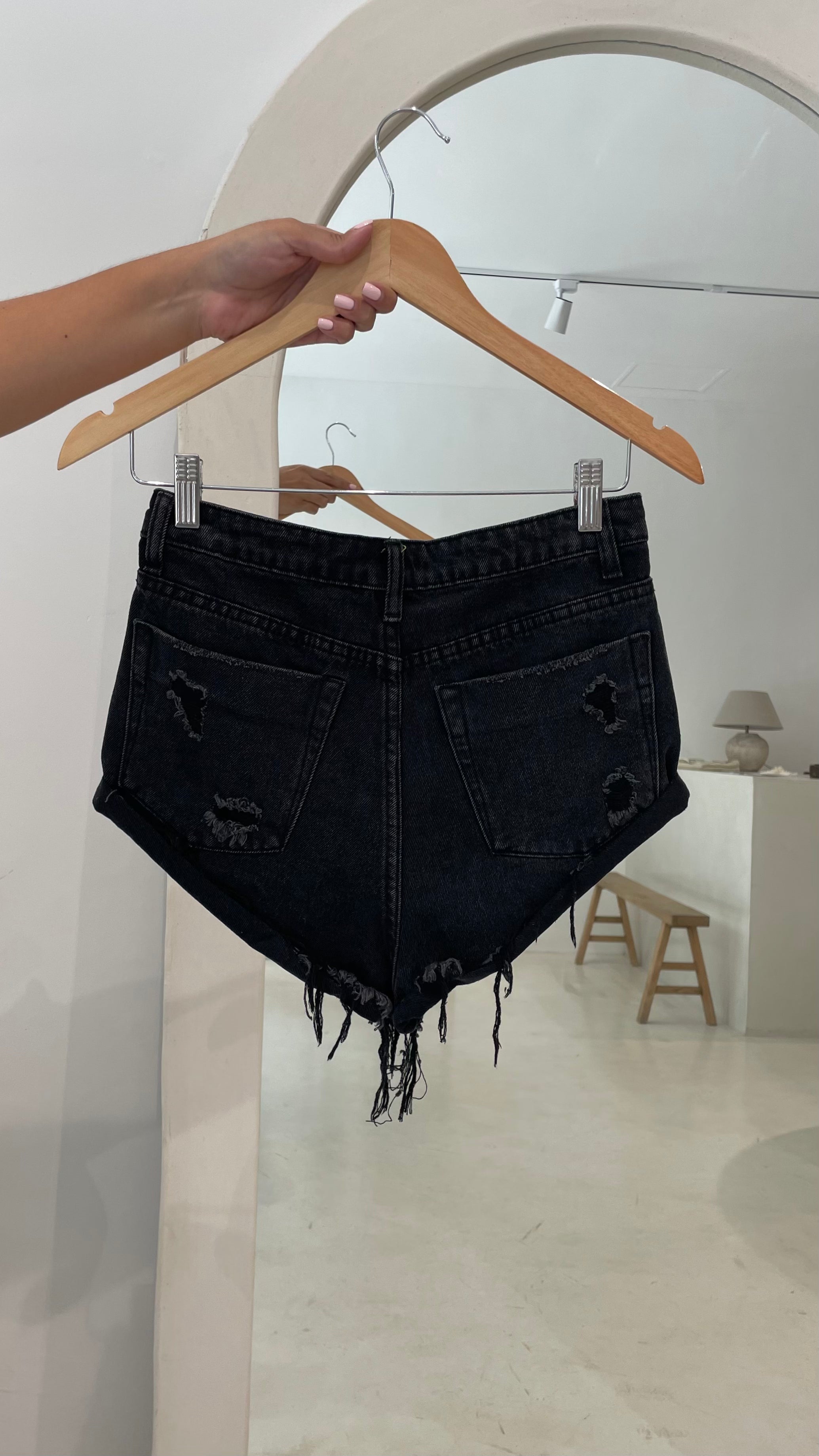Short Denim Black Playa