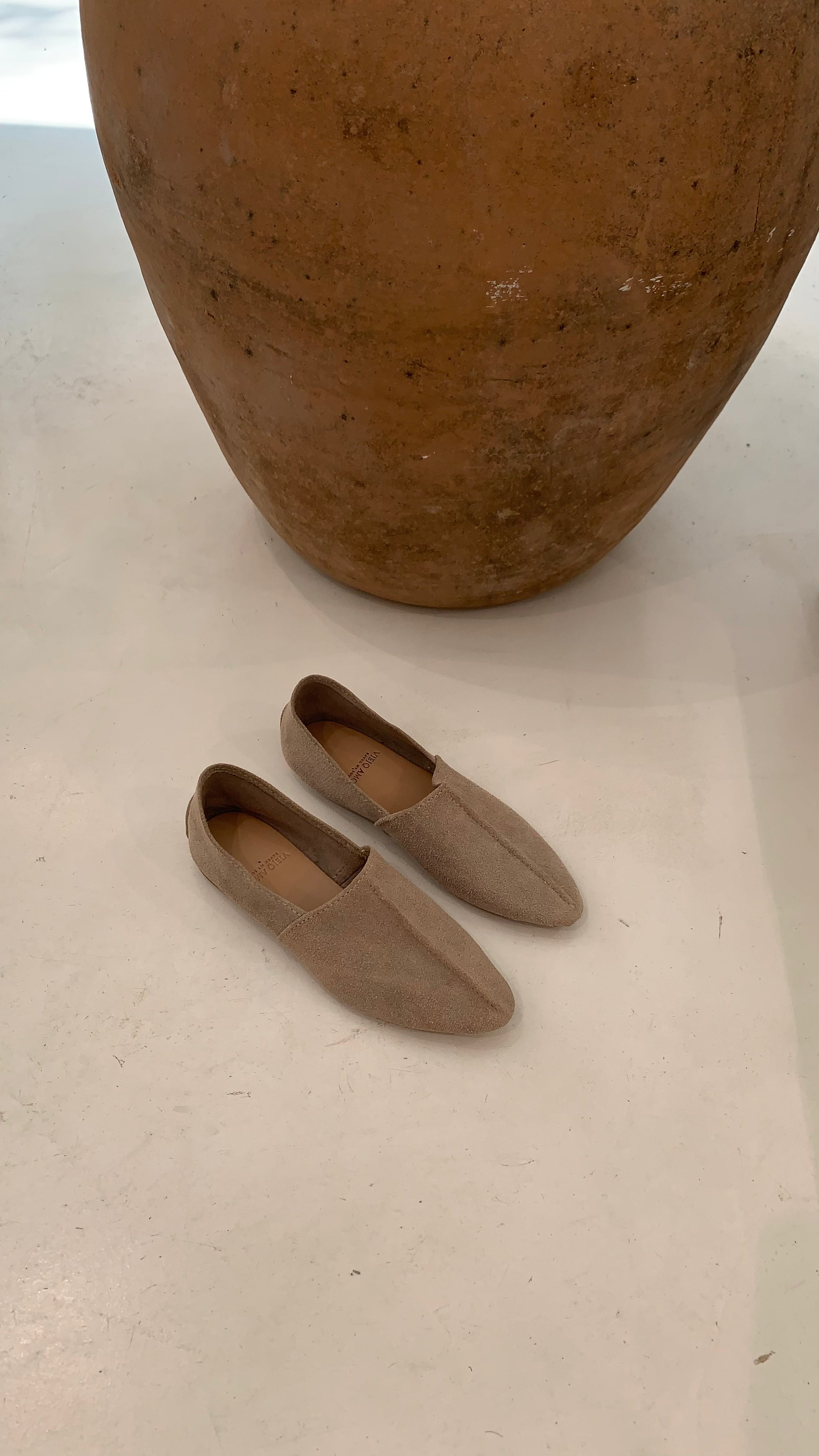 Mules Gamuza Natural