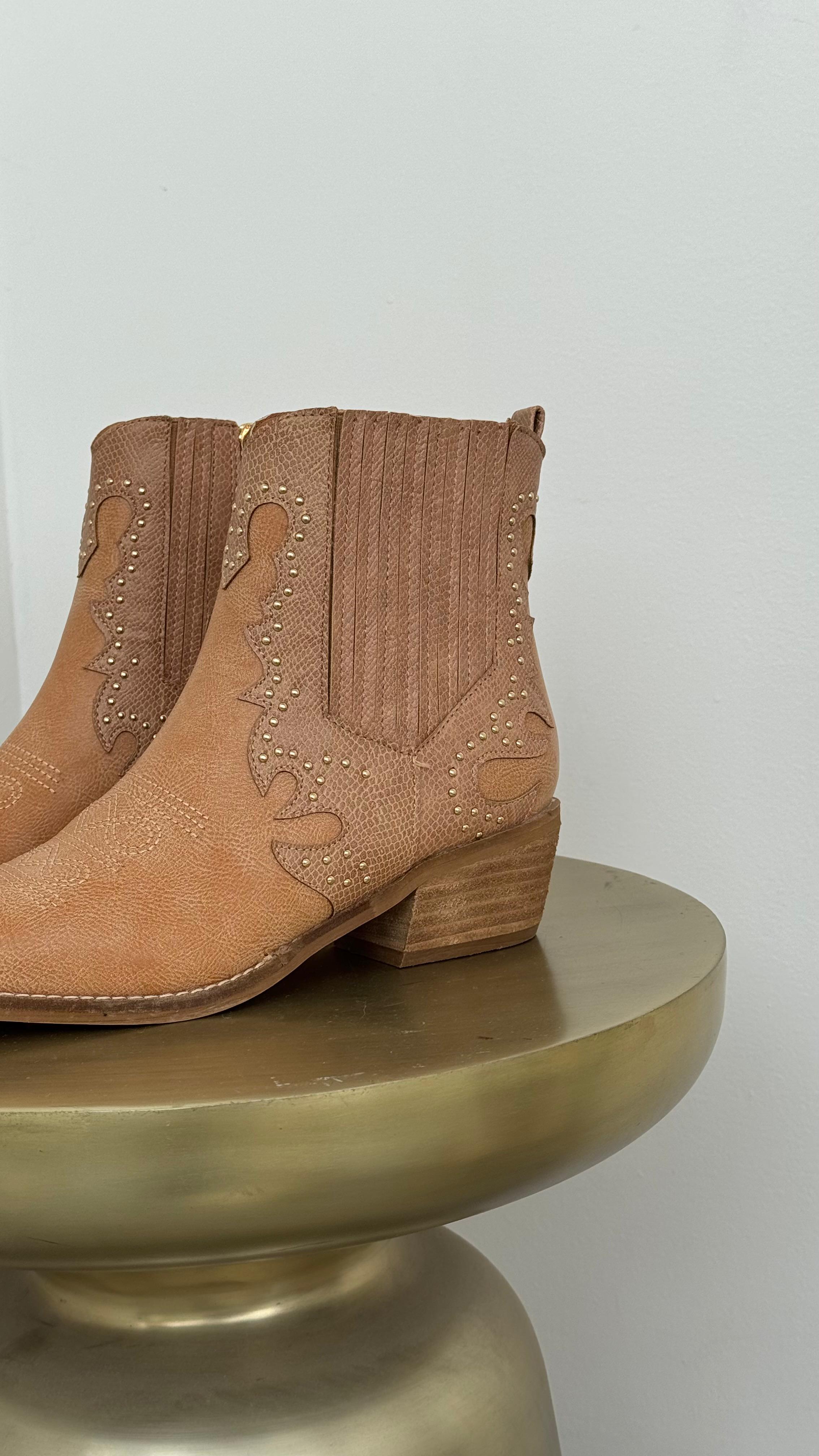 Botín Hight Top Beige