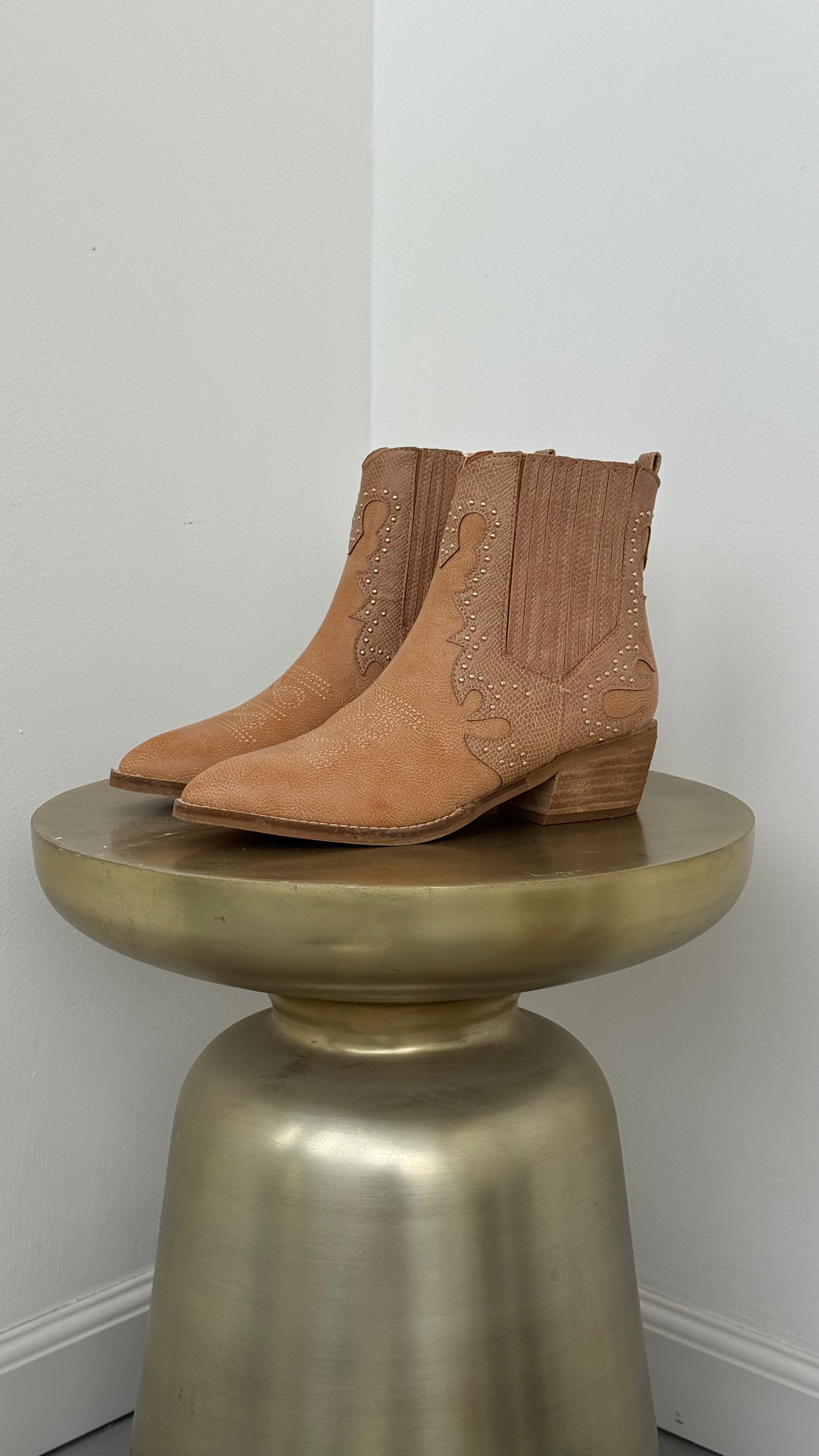 Botín Hight Top Beige