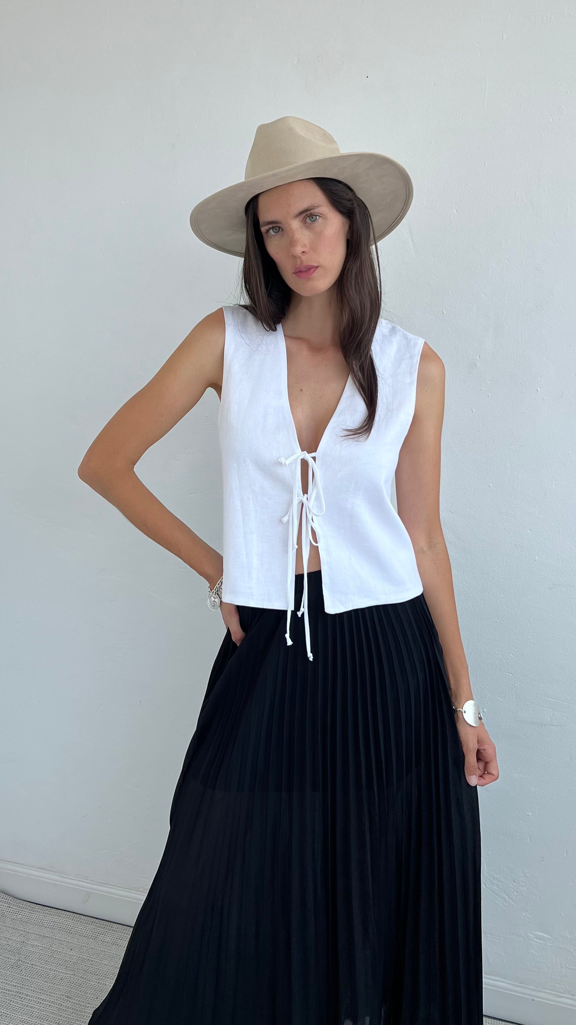Chaleco Chiara Blanco