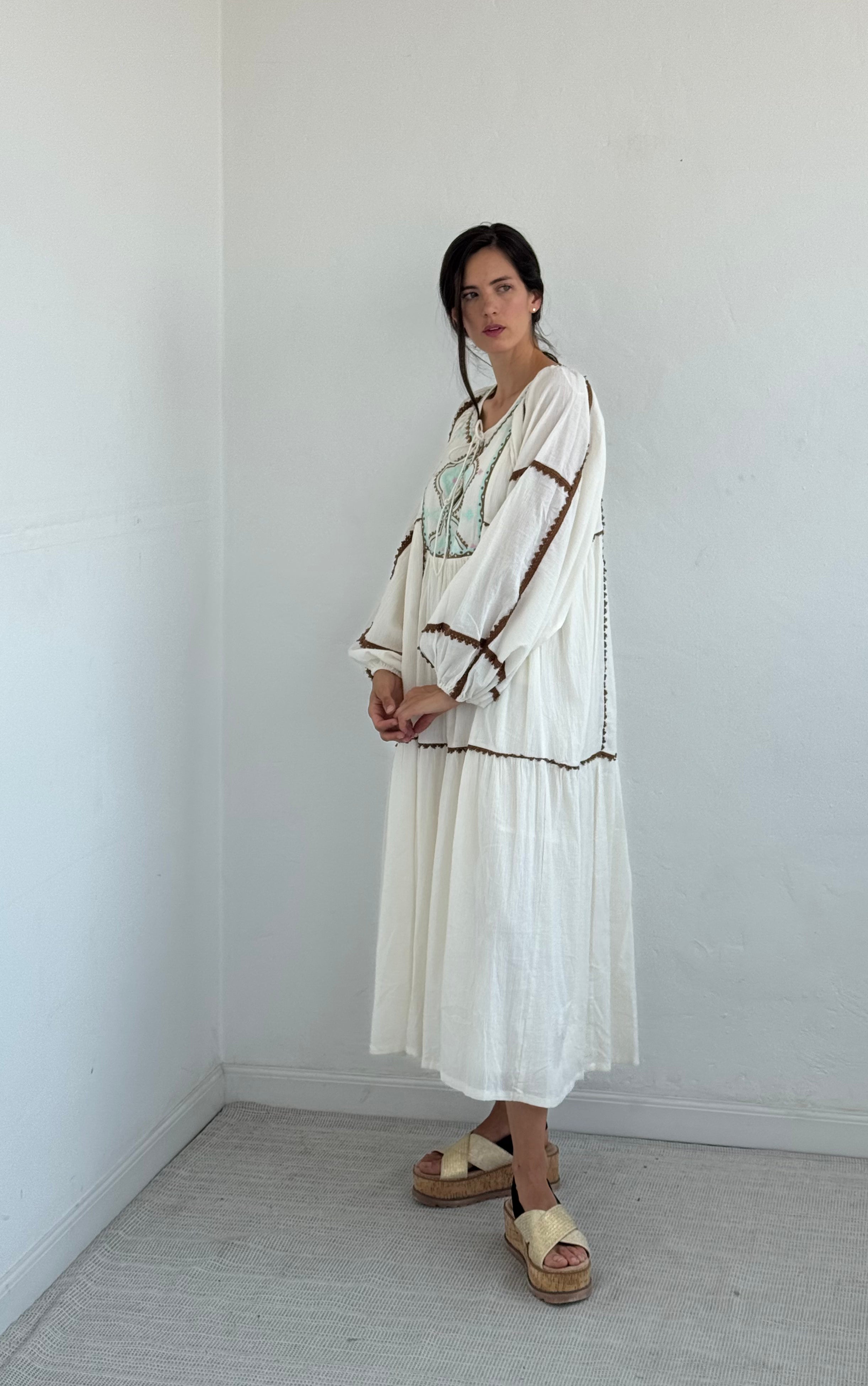 Vestido Vilma Ivory