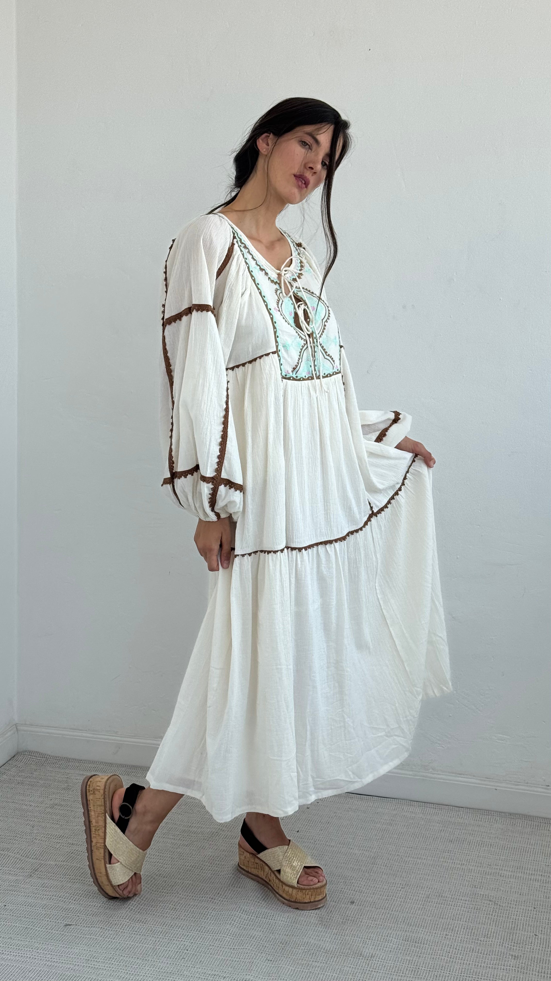 Vestido Vilma Ivory