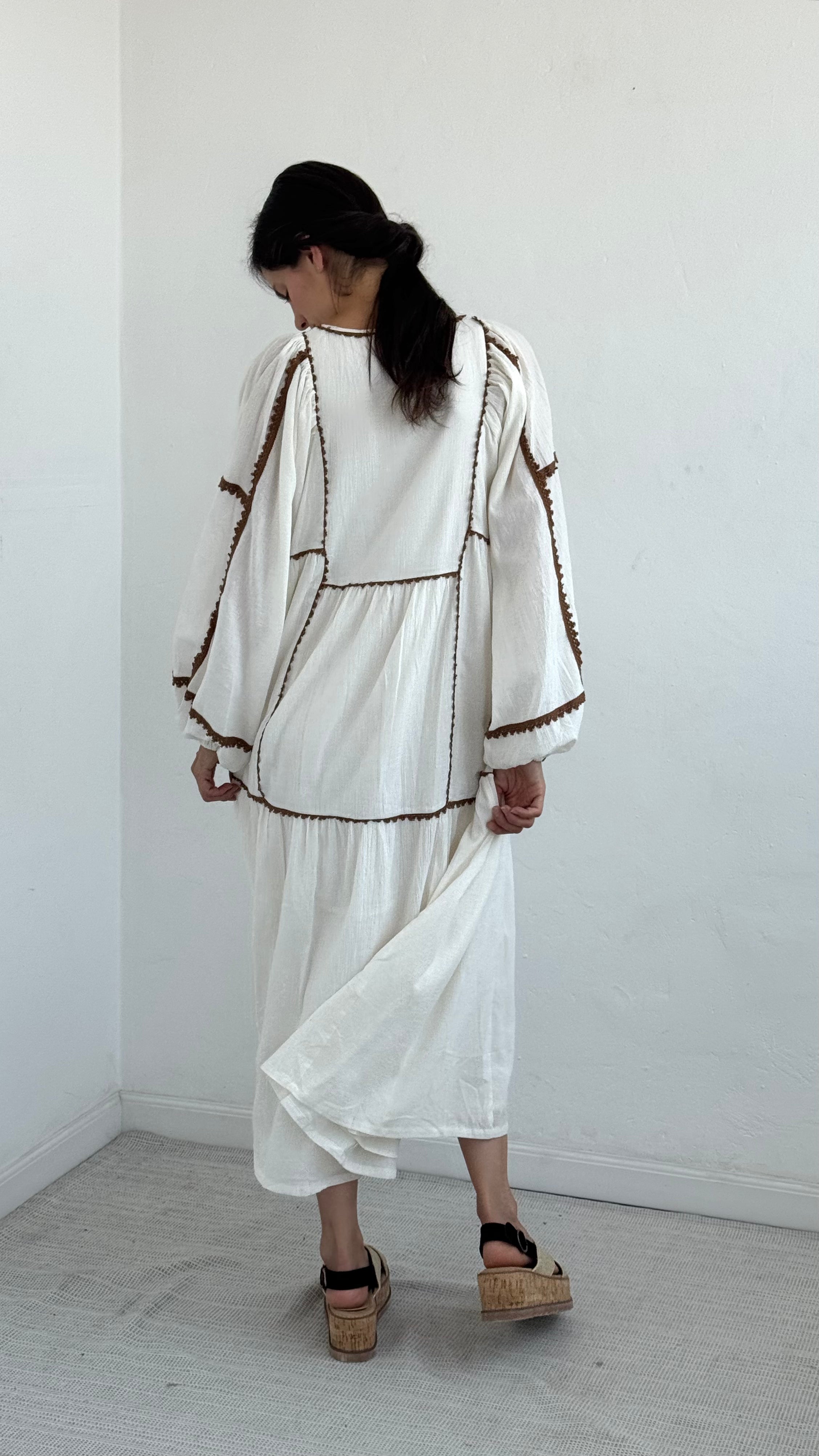 Vestido Vilma Ivory