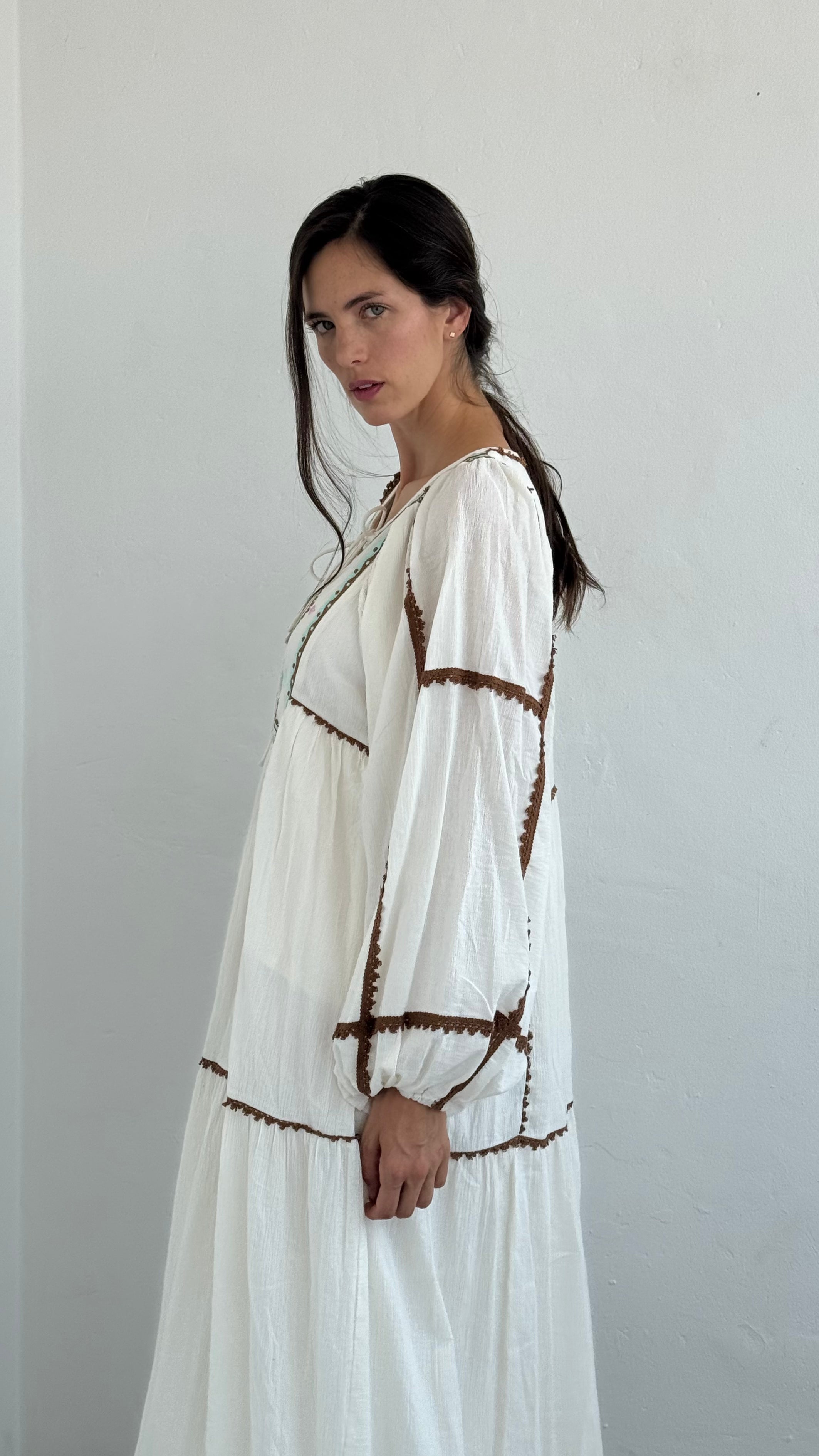 Vestido Vilma Ivory