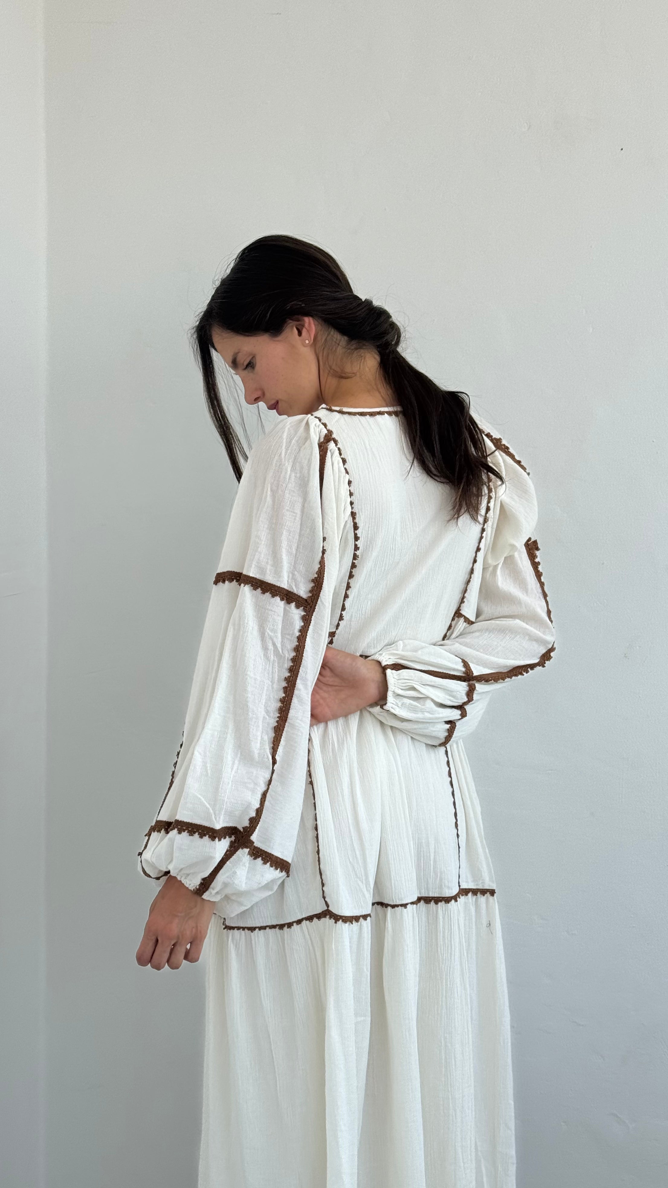 Vestido Vilma Ivory