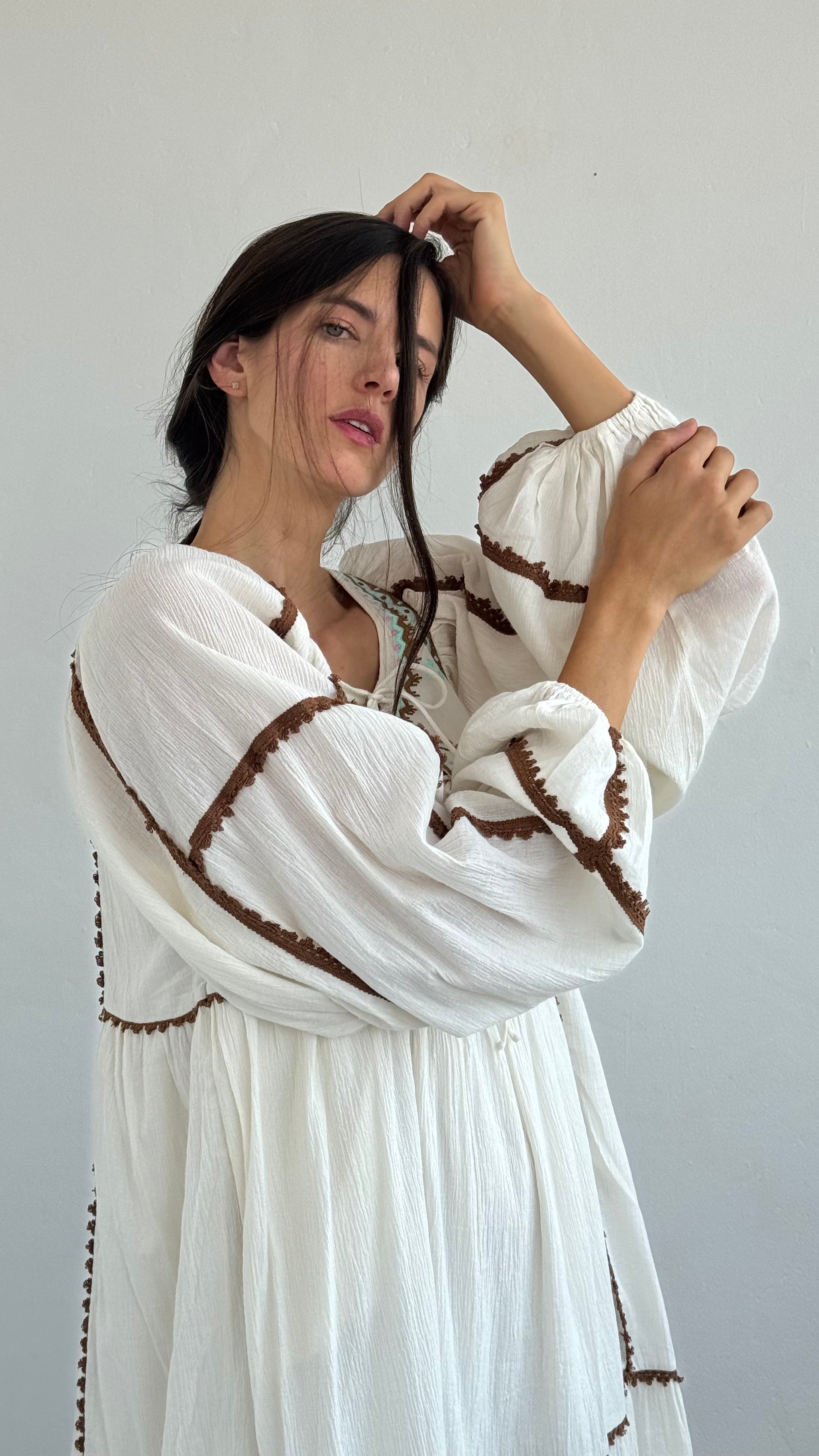 Vestido Vilma Ivory