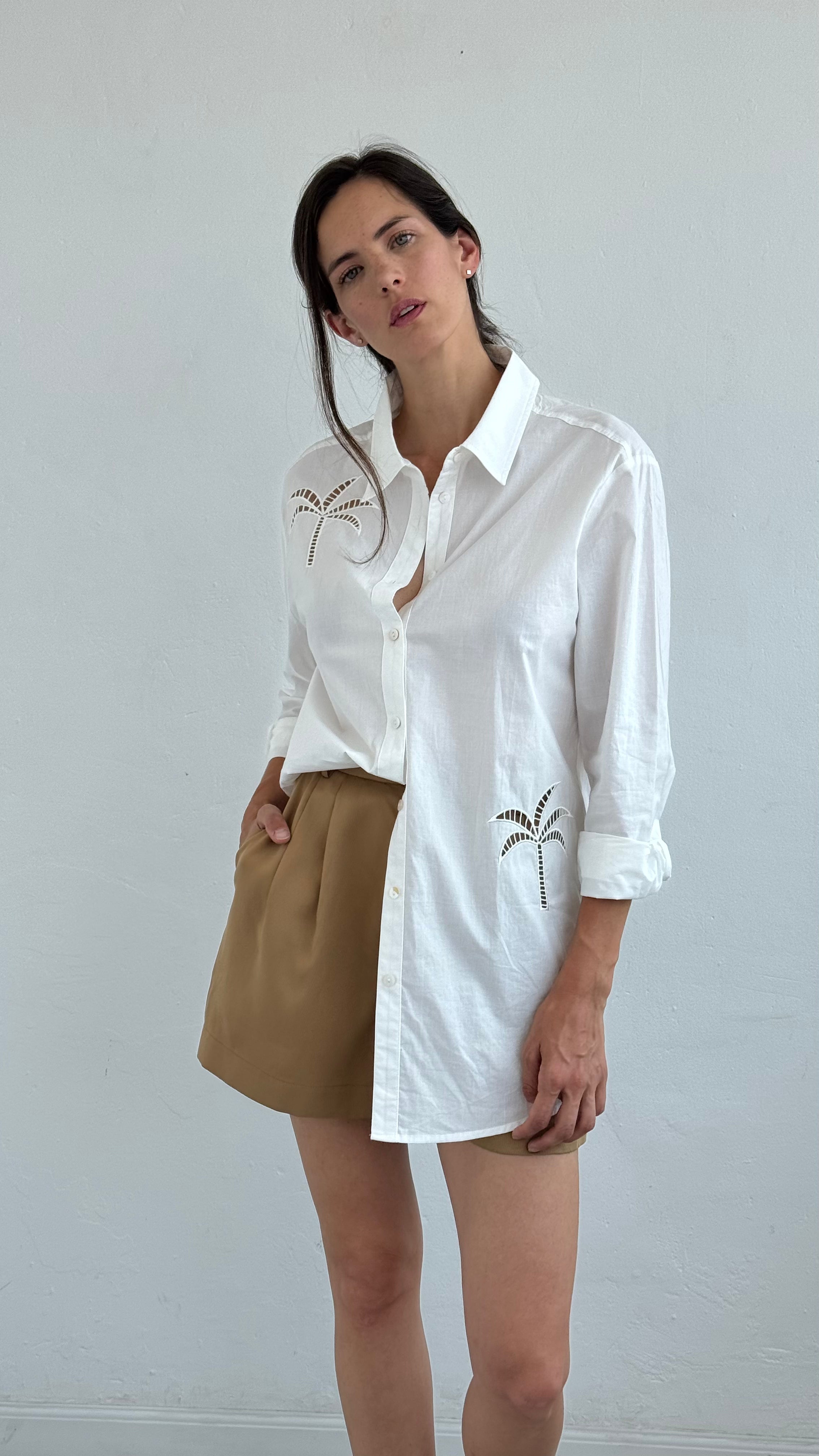 Camisa Clara White playa