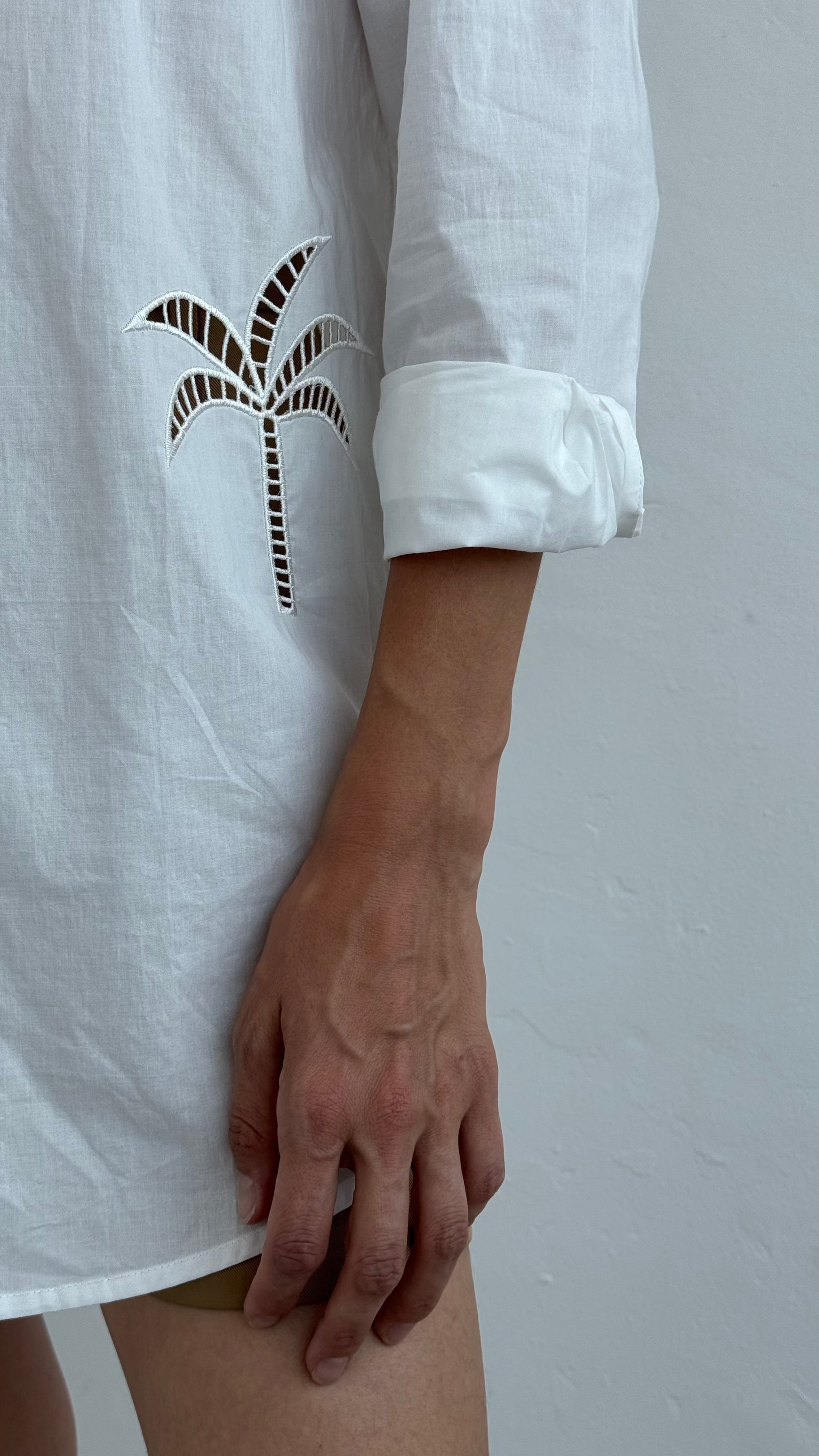 Camisa Clara White playa