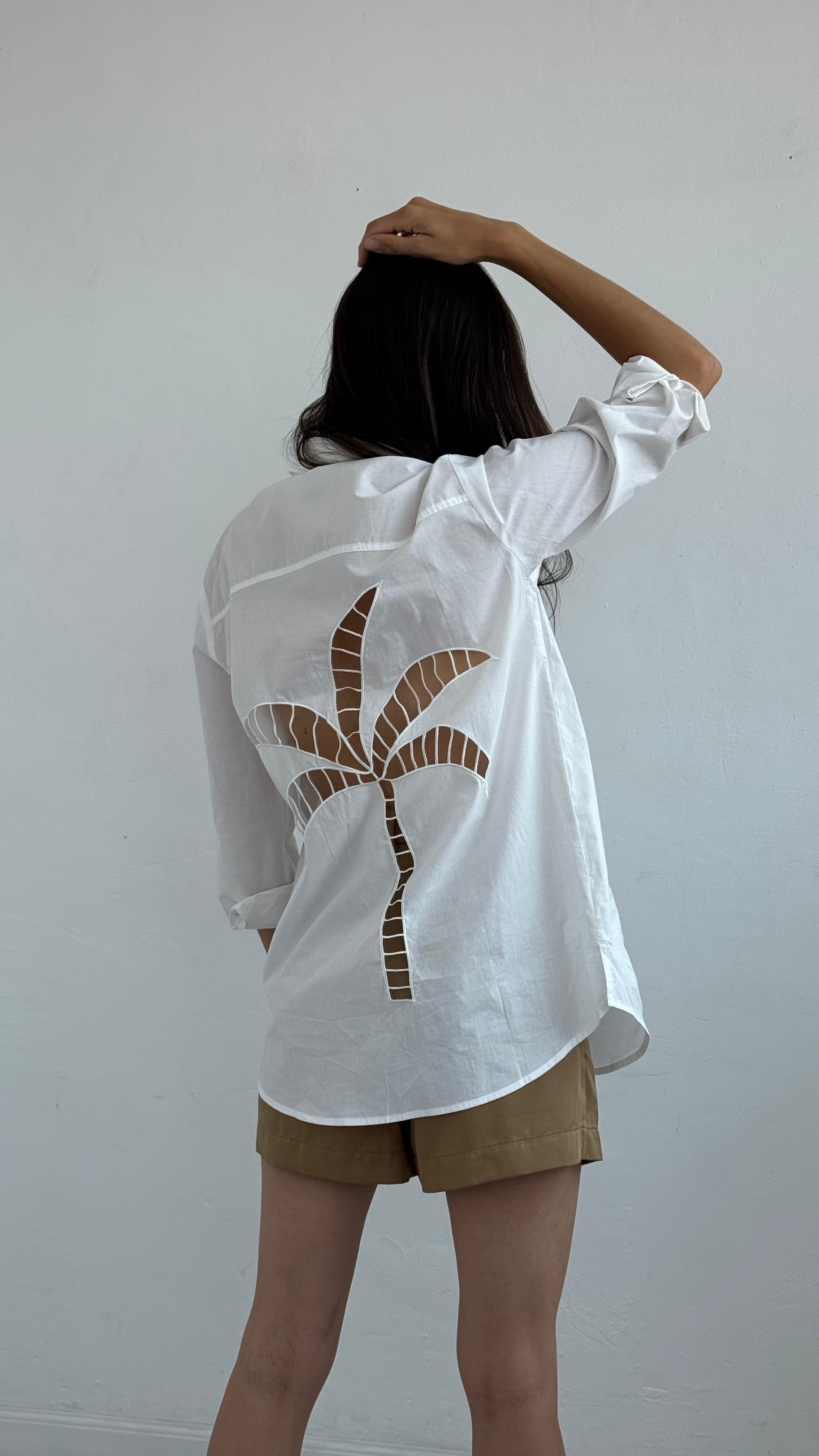 Camisa Clara White playa