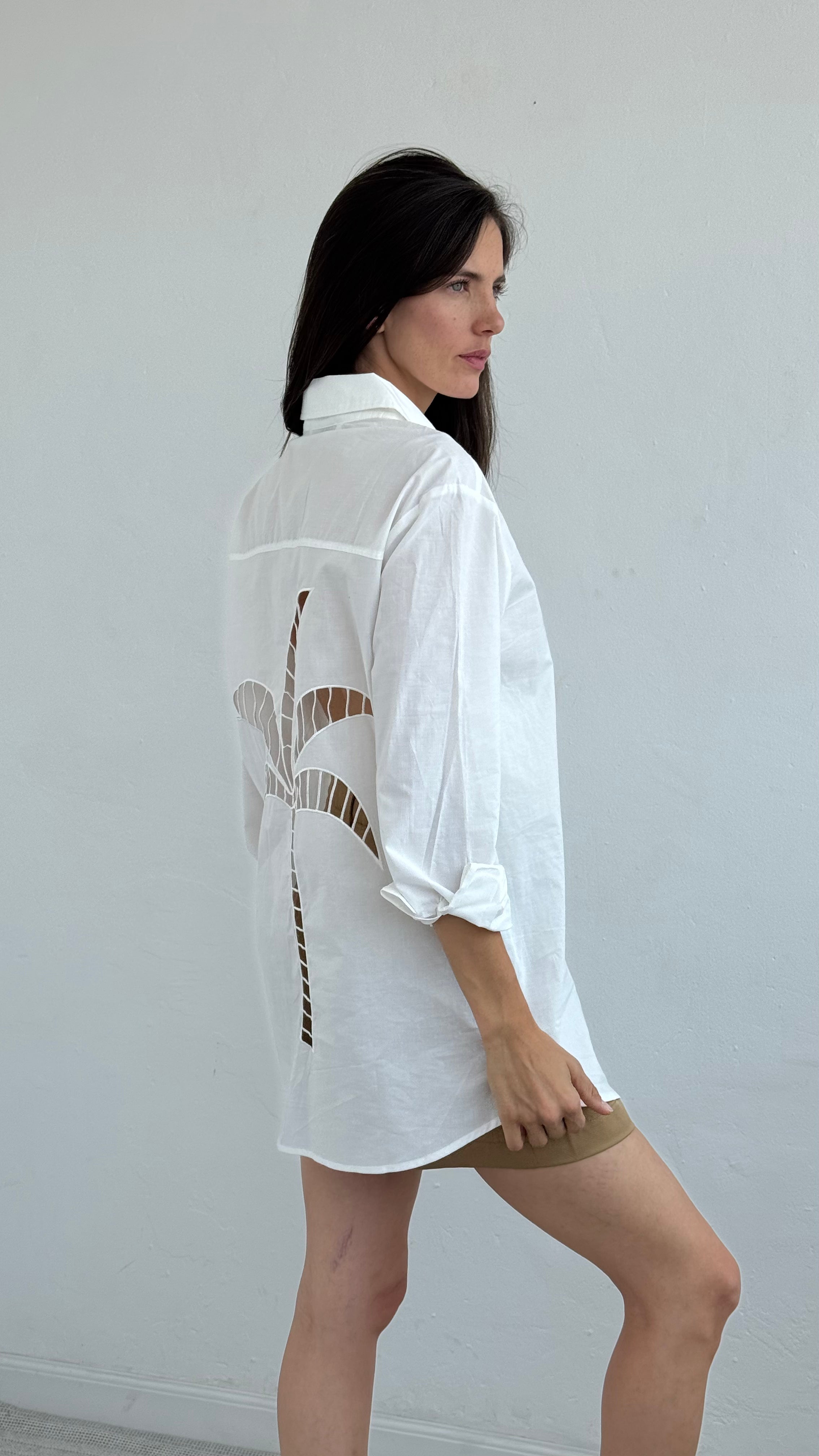 Camisa Clara White playa