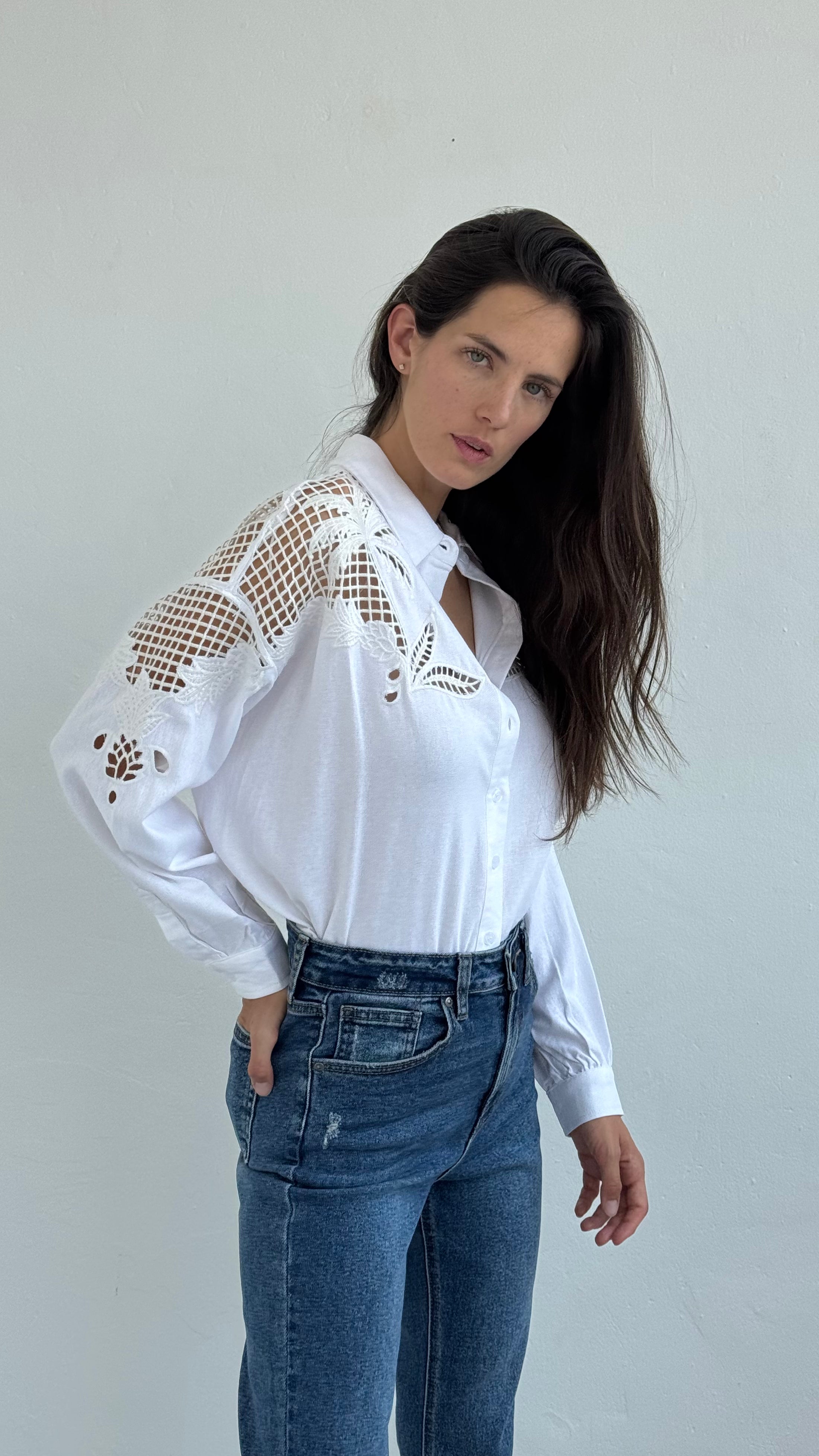 Camisa Saray White