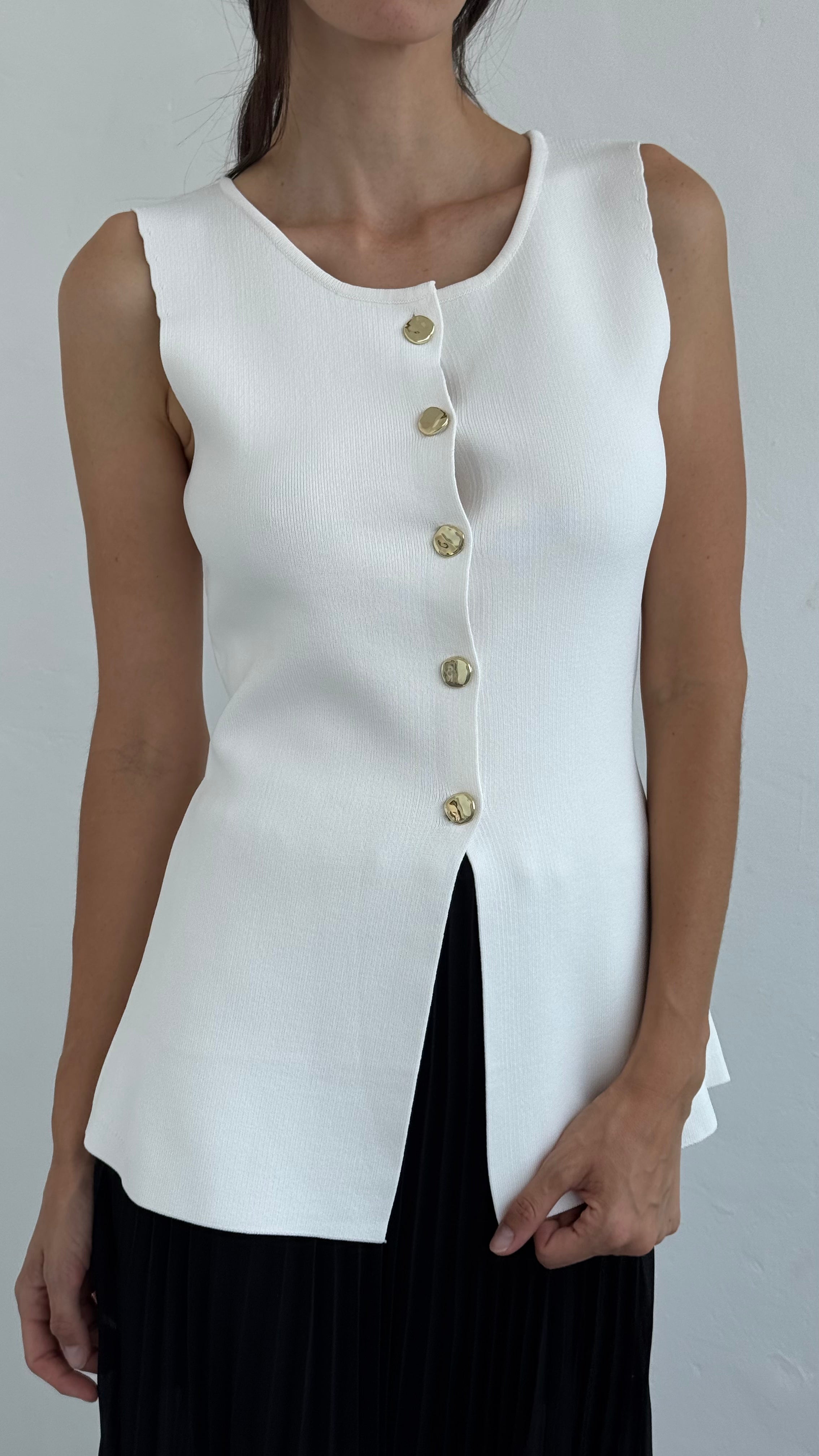 Top Zaida Off White