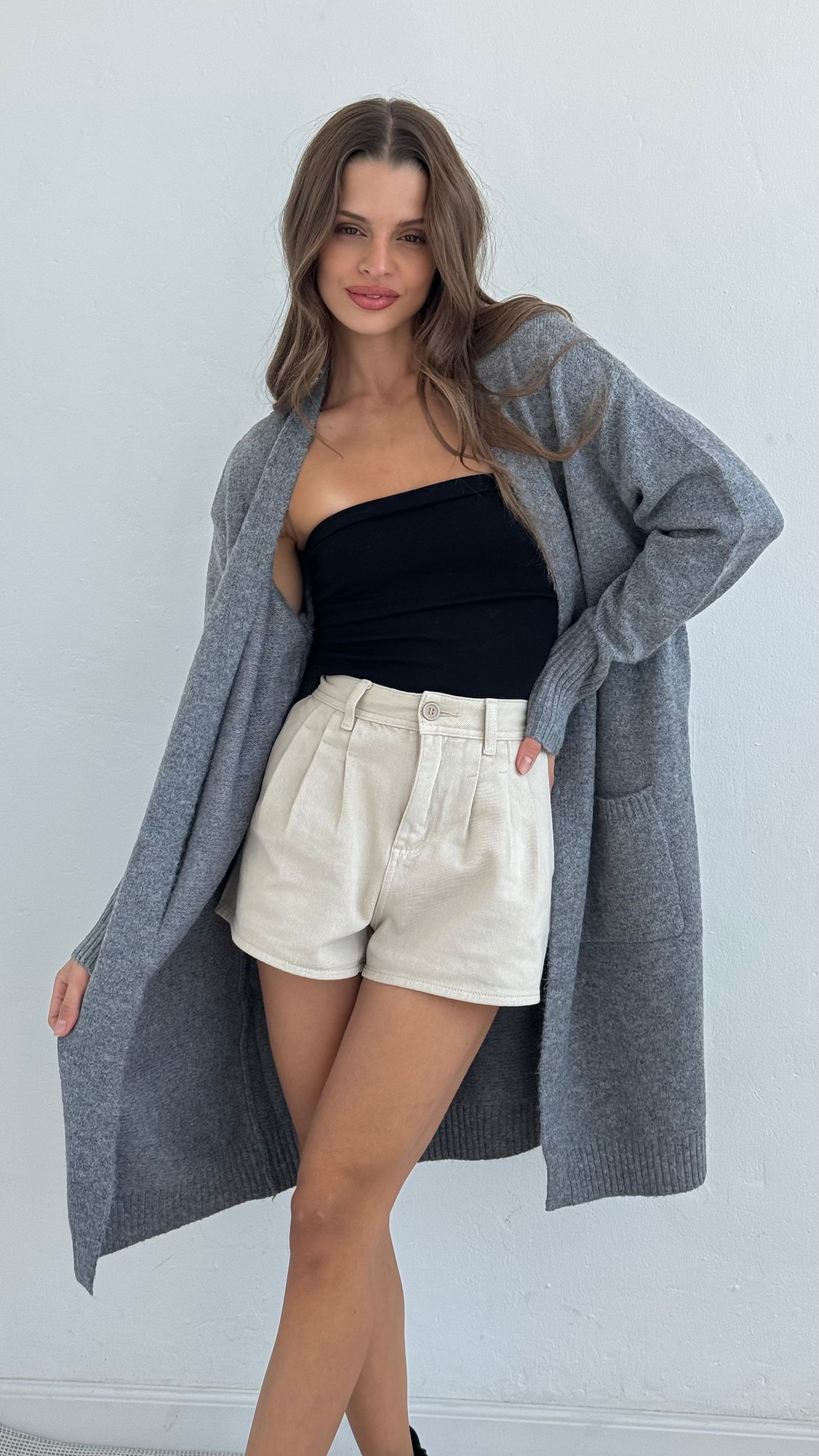Cardigan Cristina grey