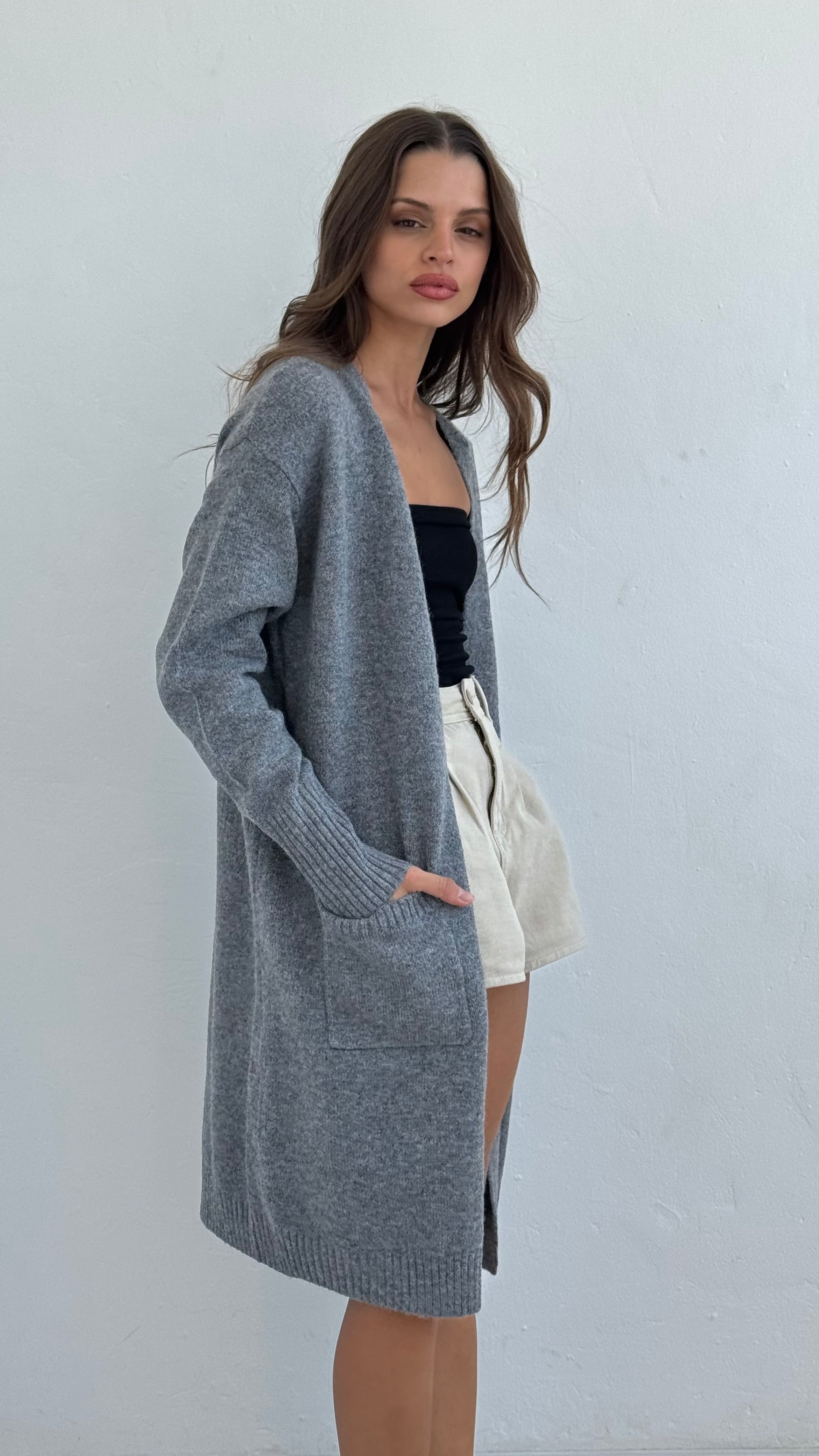 Cardigan Cristina grey