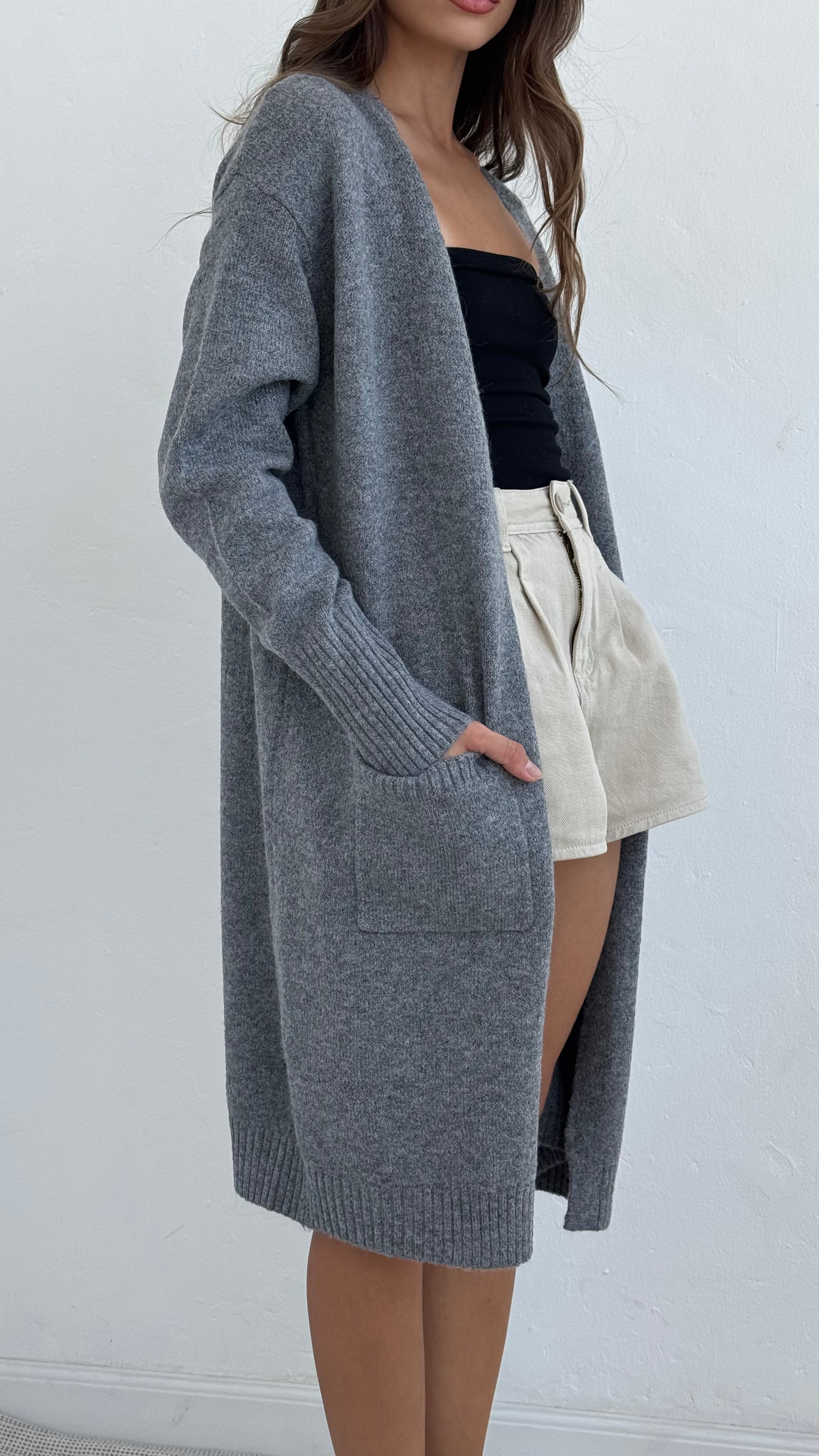 Cardigan Cristina grey