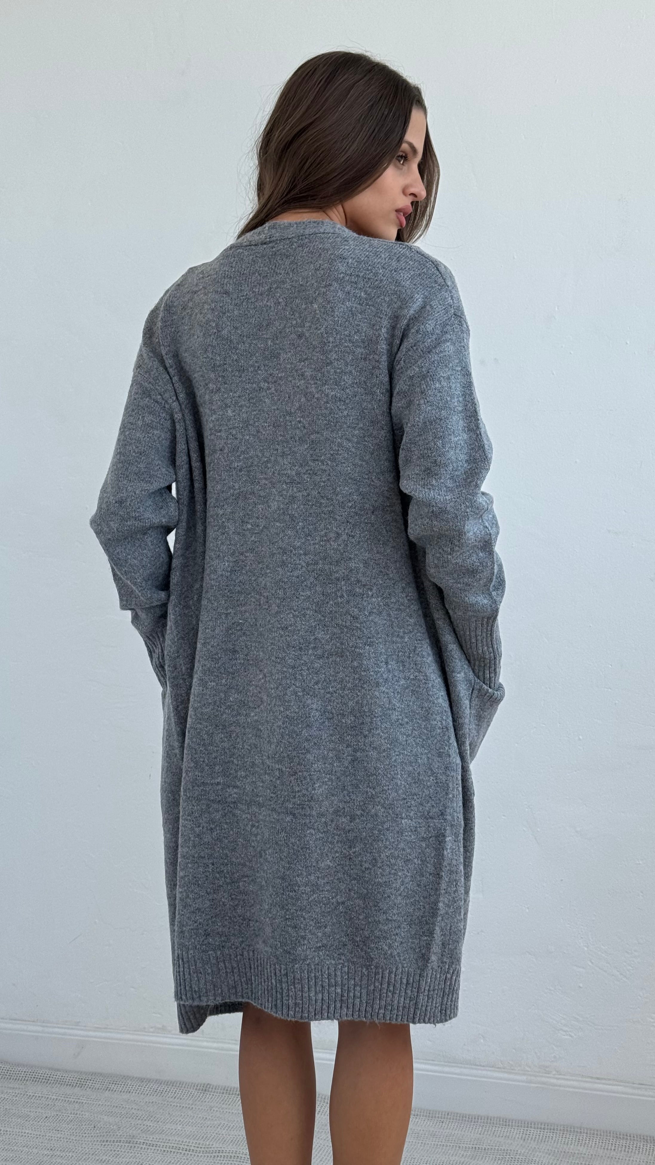 Cardigan Cristina grey