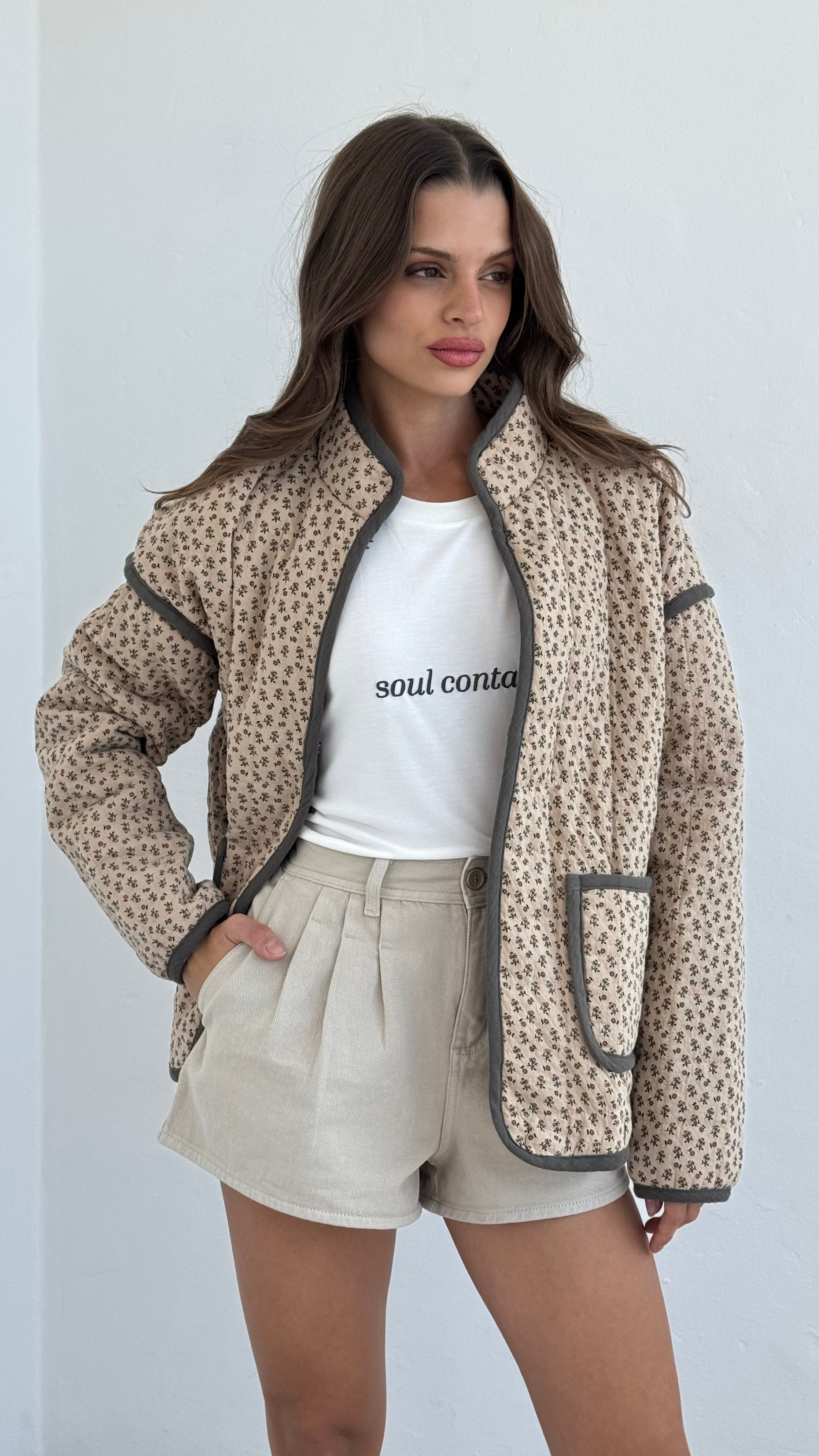Chaqueta flowers