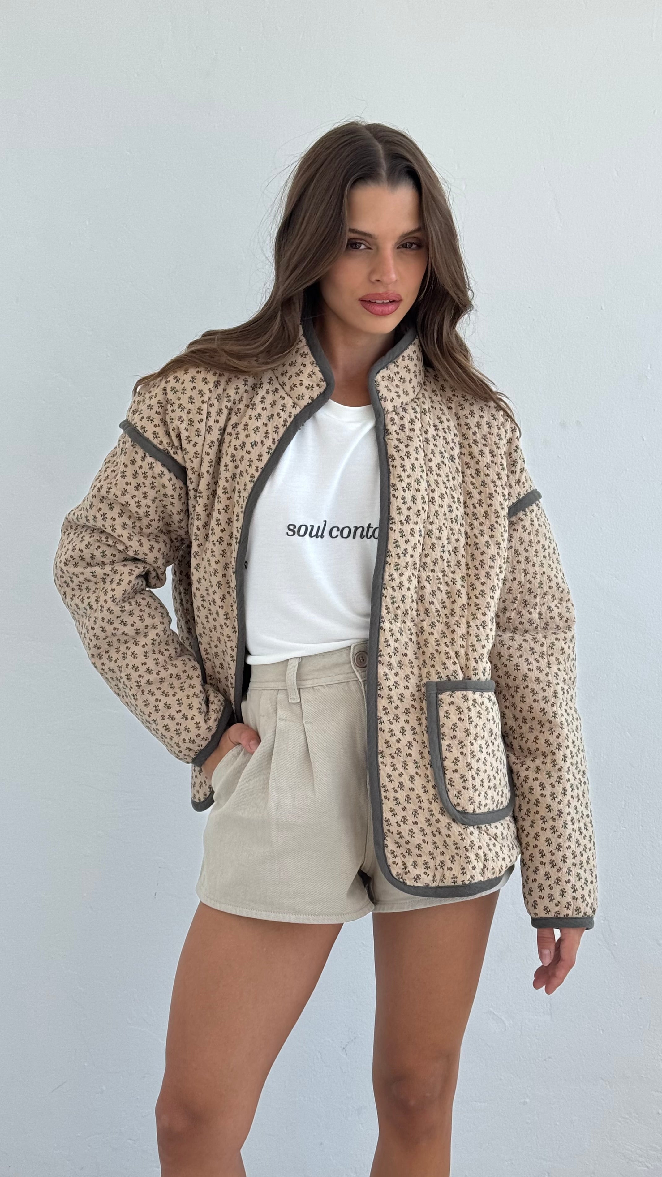 Chaqueta flowers
