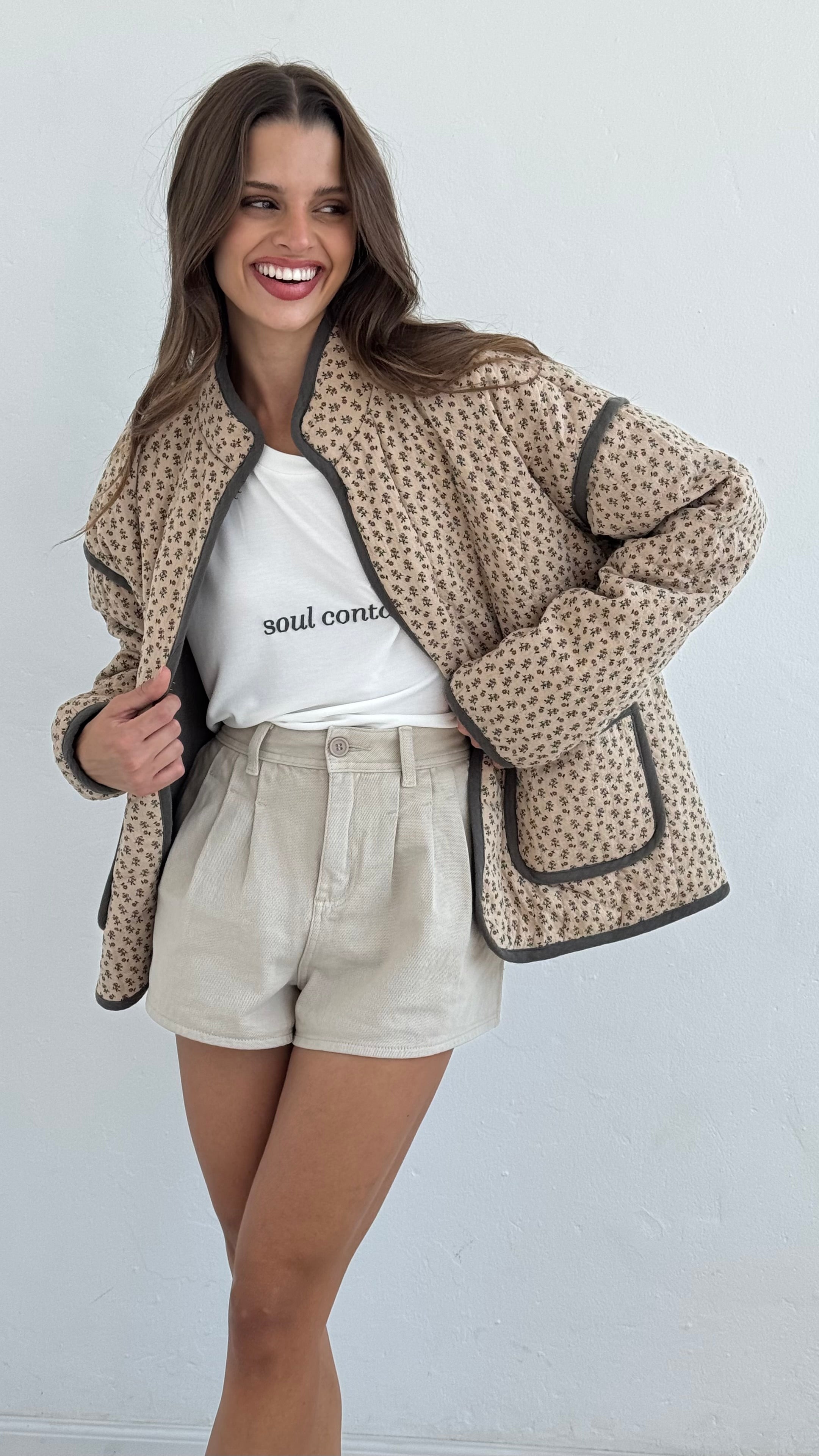 Chaqueta flowers