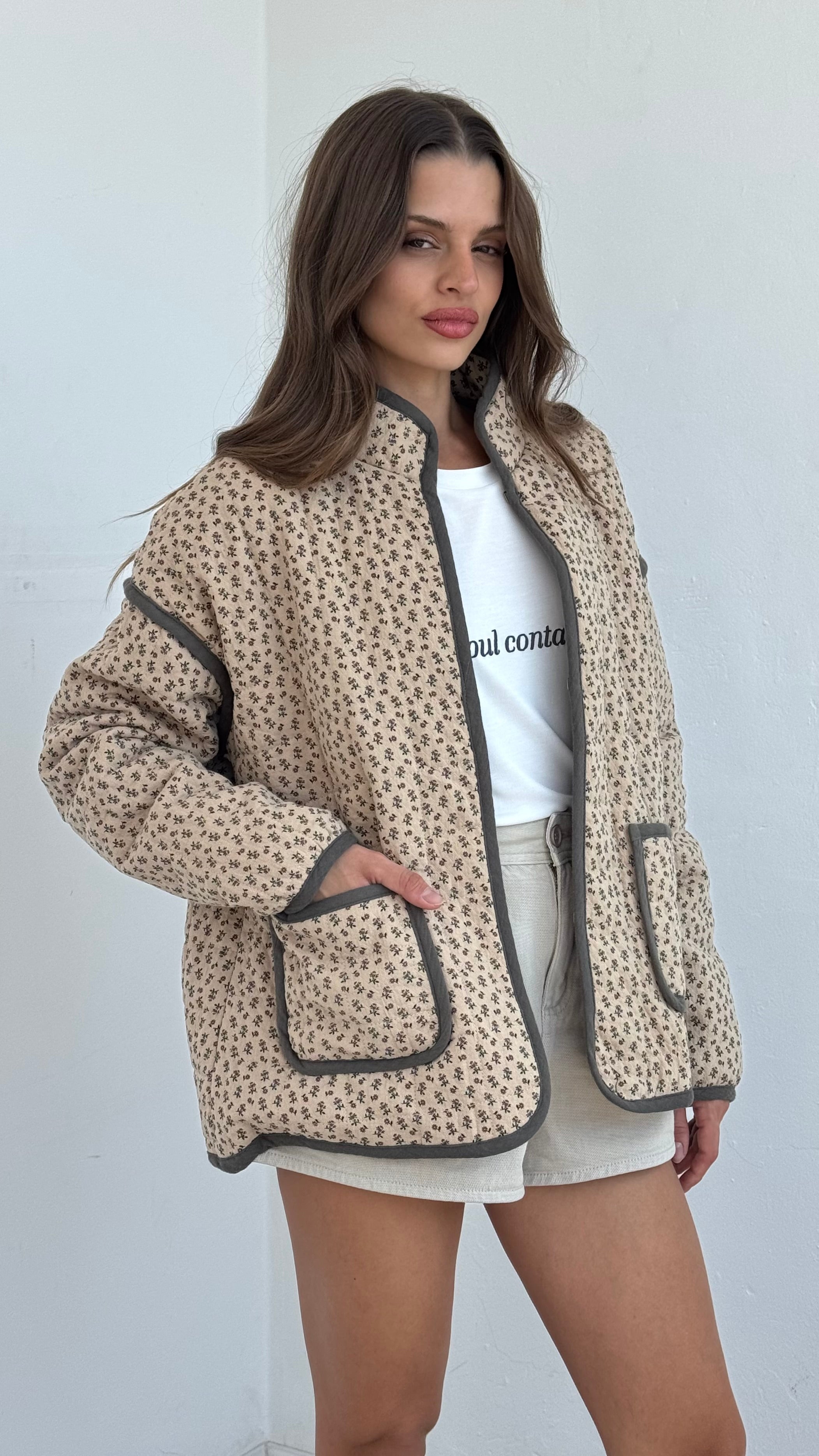 Chaqueta flowers