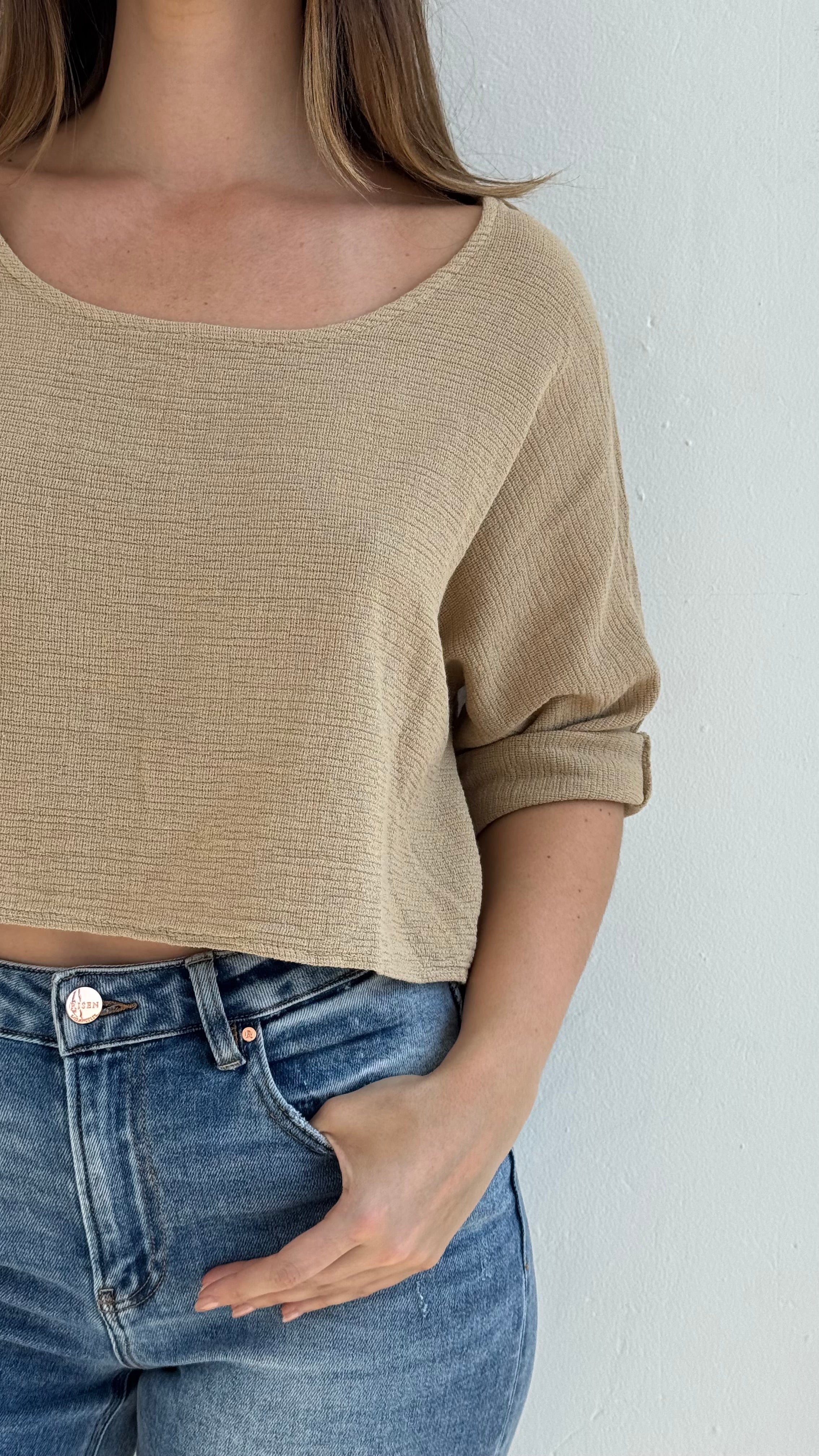 Top algodón tan