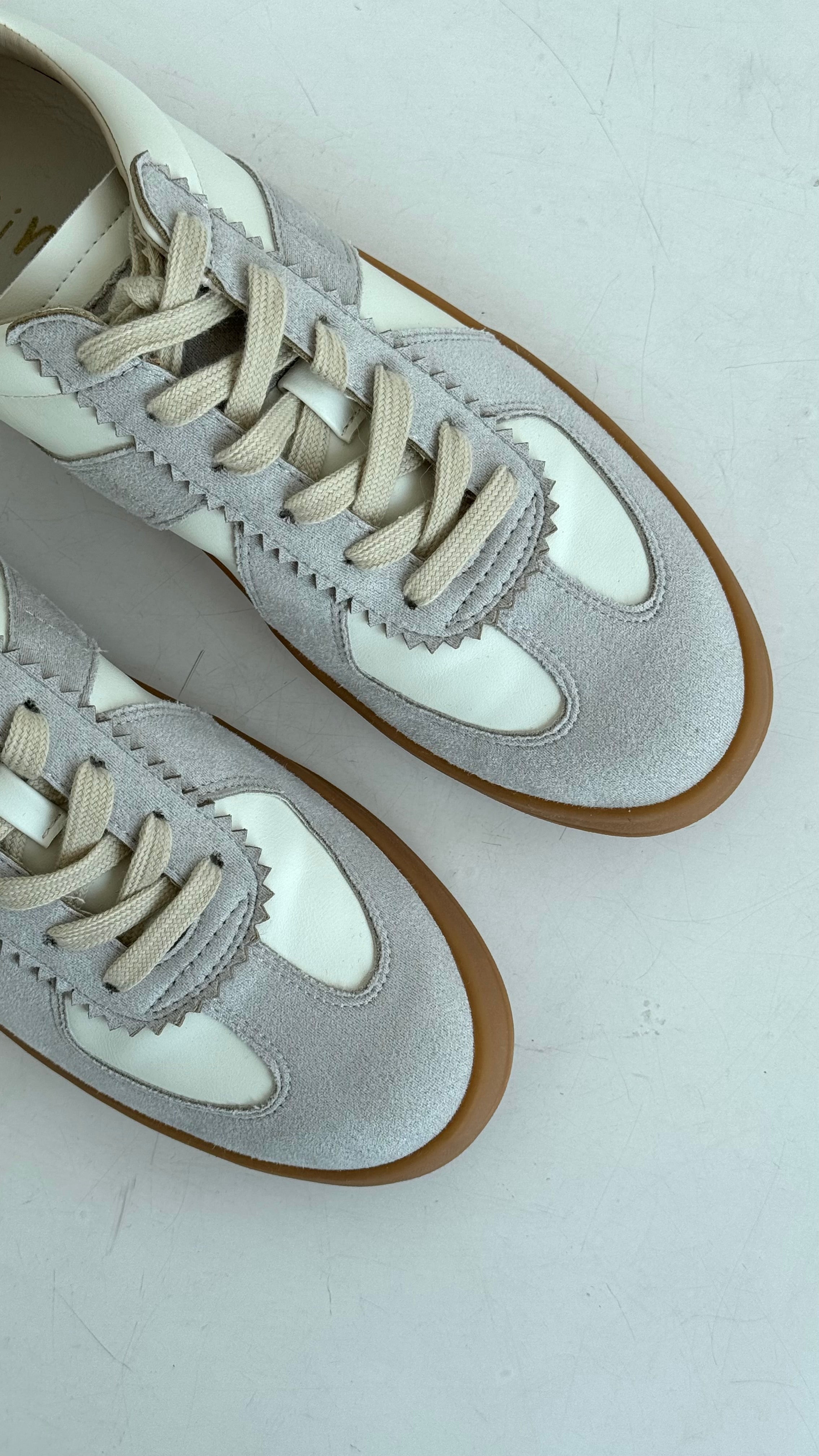 Tenis de ante white grey