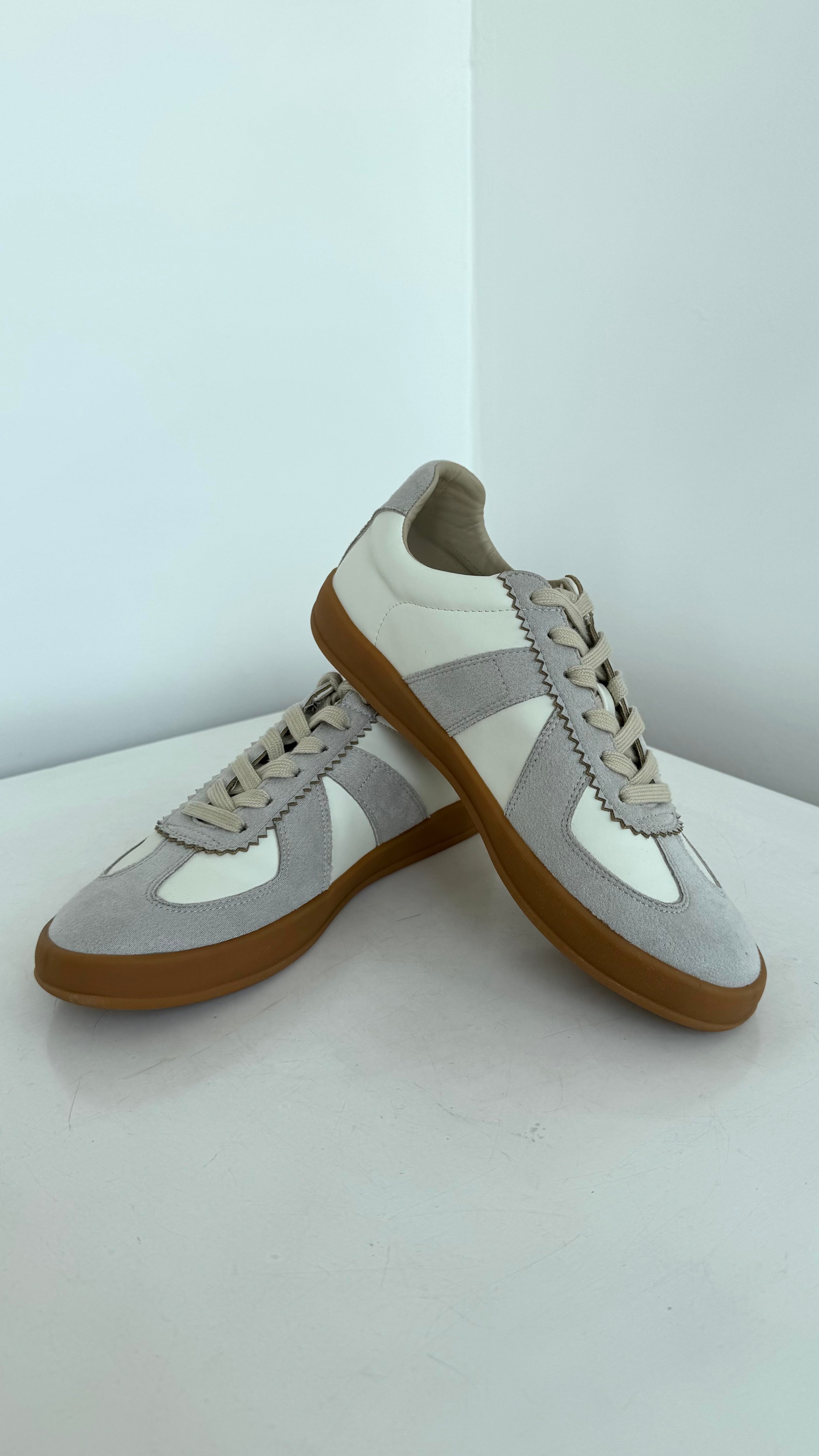 Tenis de ante white grey